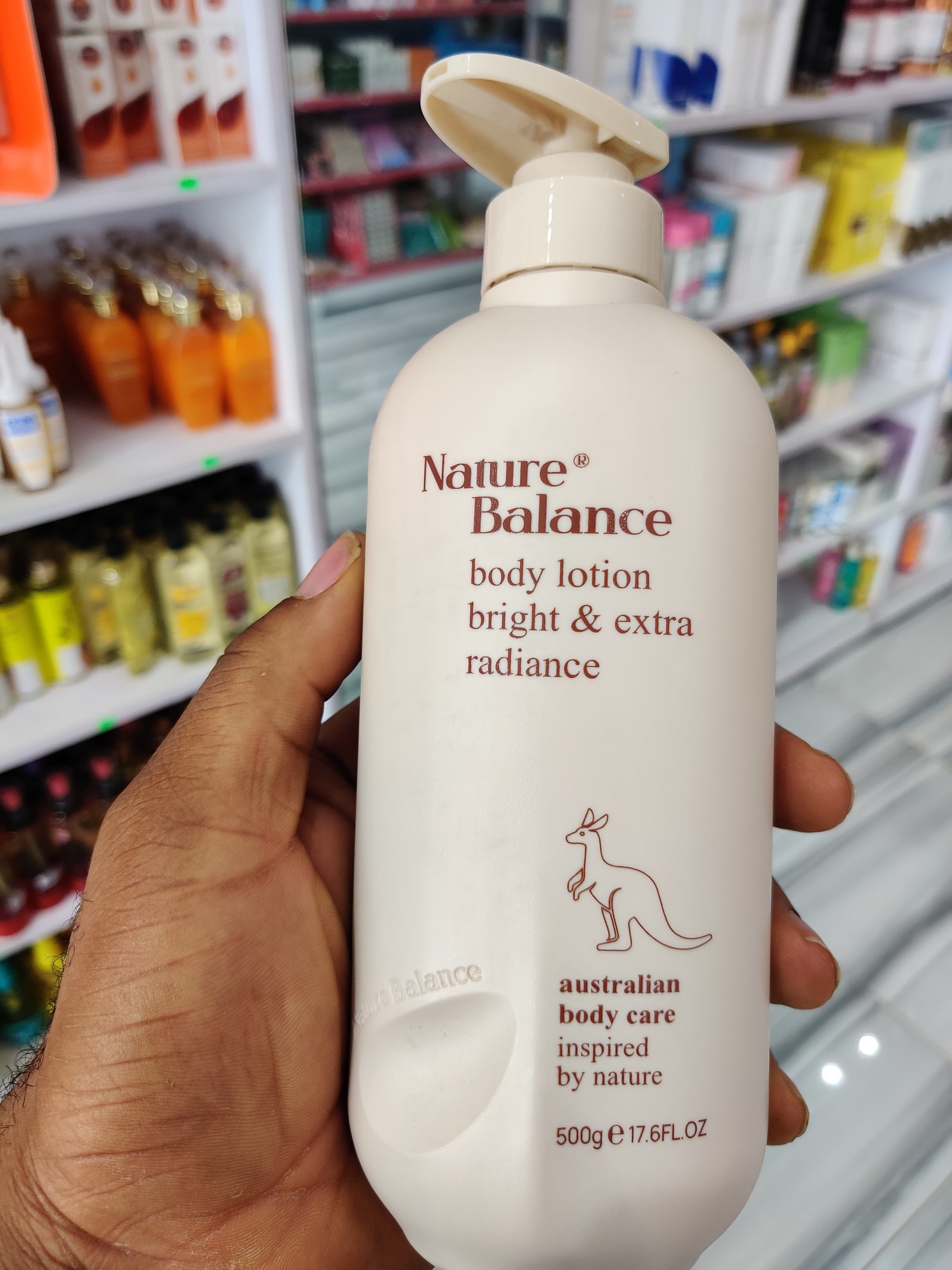 Nature balance bright &extra body lotion