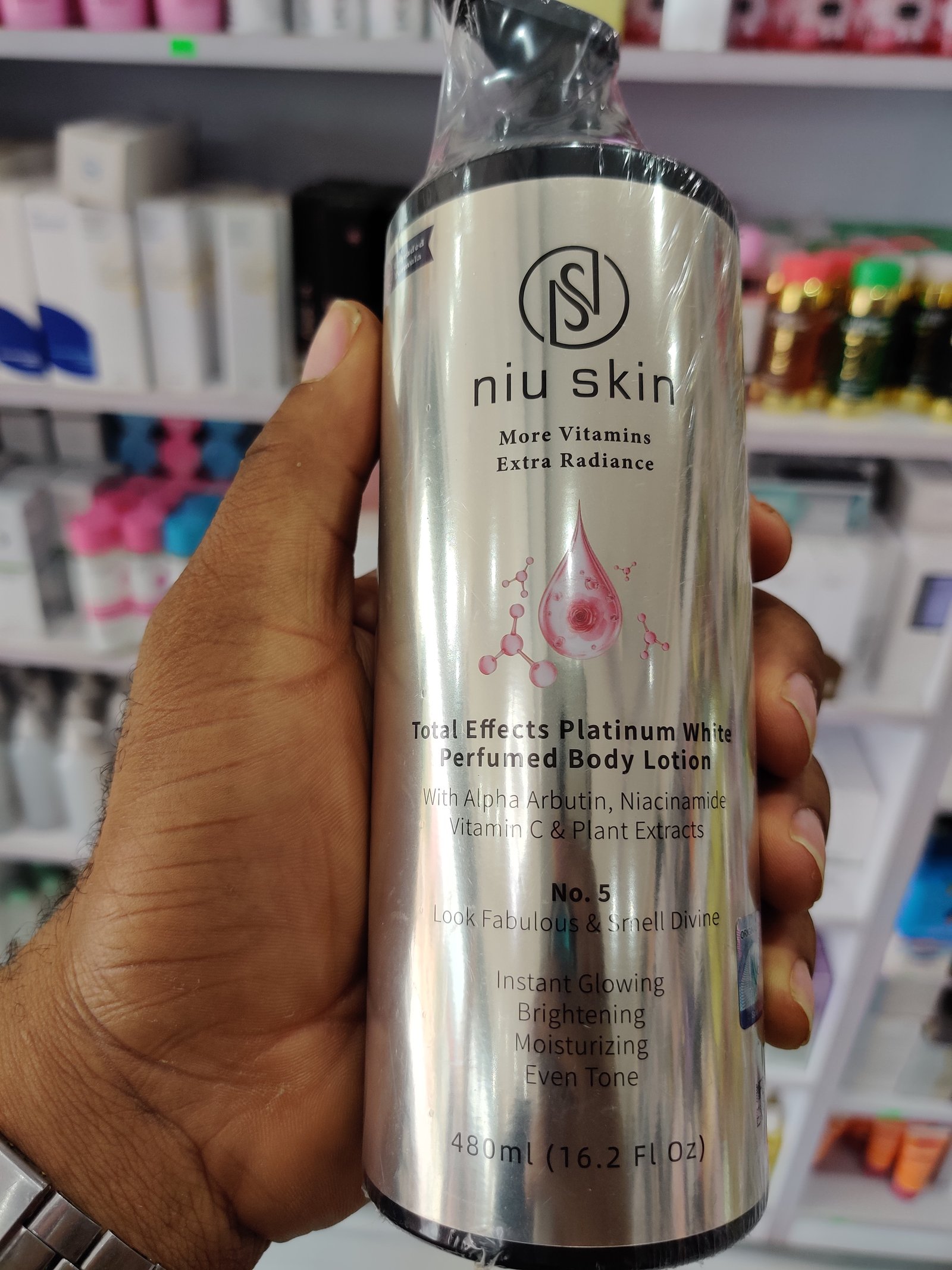 Niu skin lotion