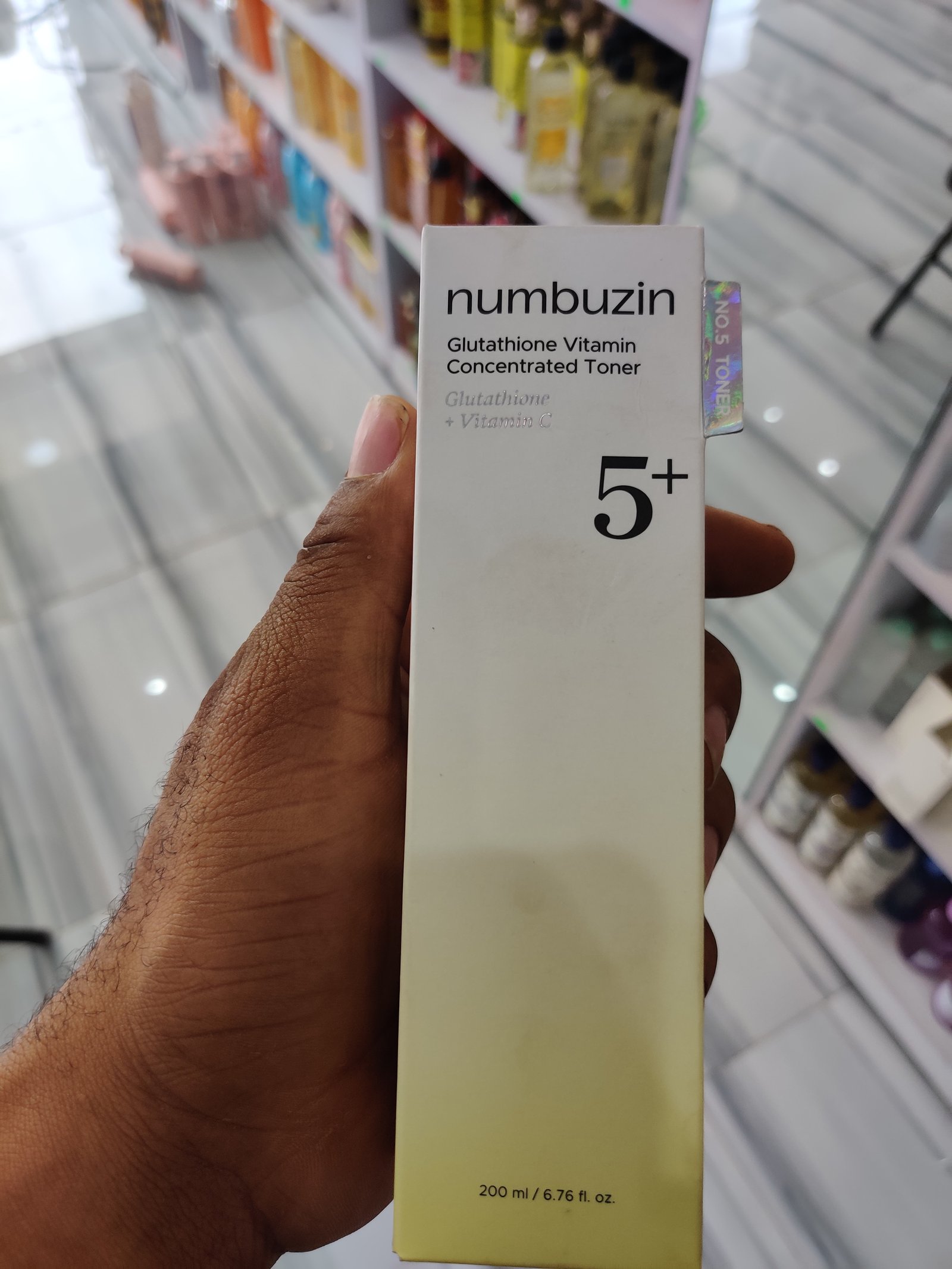 Numbuzin glutathione toner