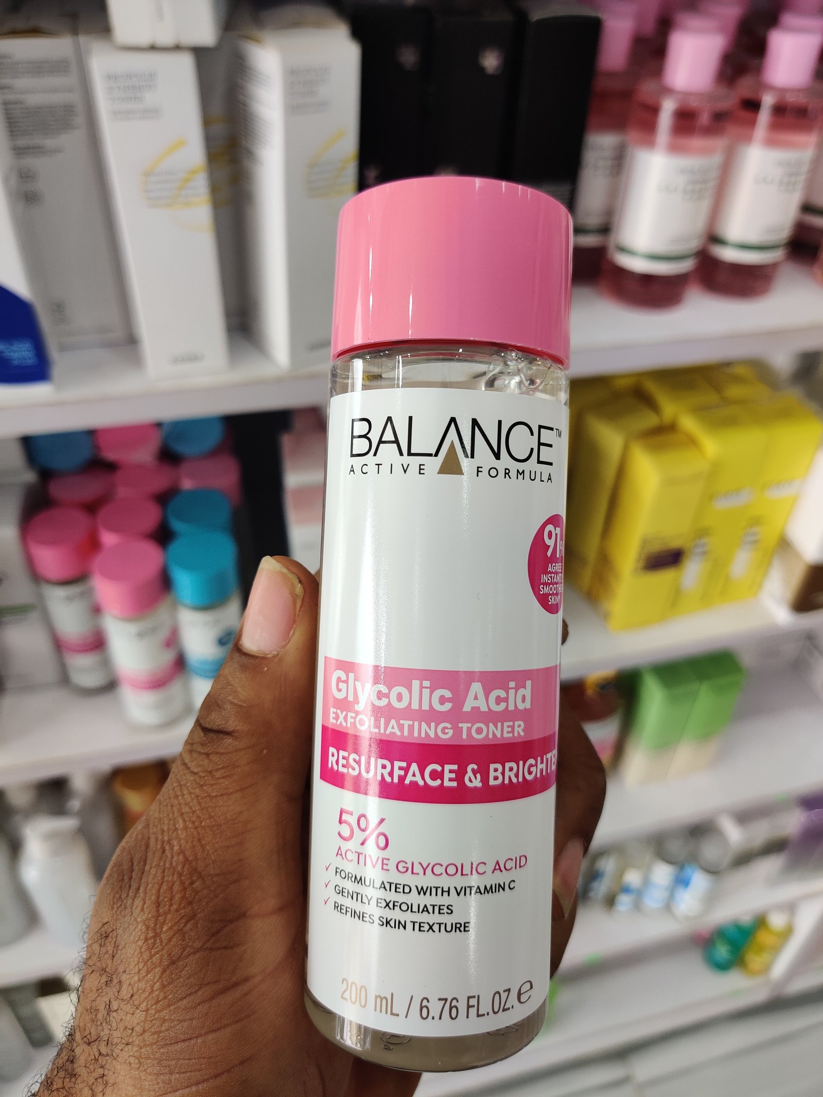 Balance glycolic acid toner