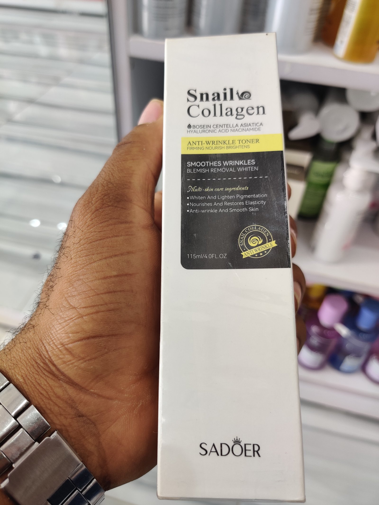Snail collagen toner