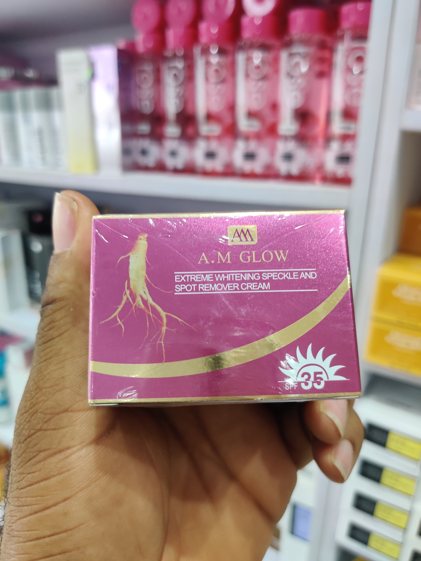 AM glow face cream