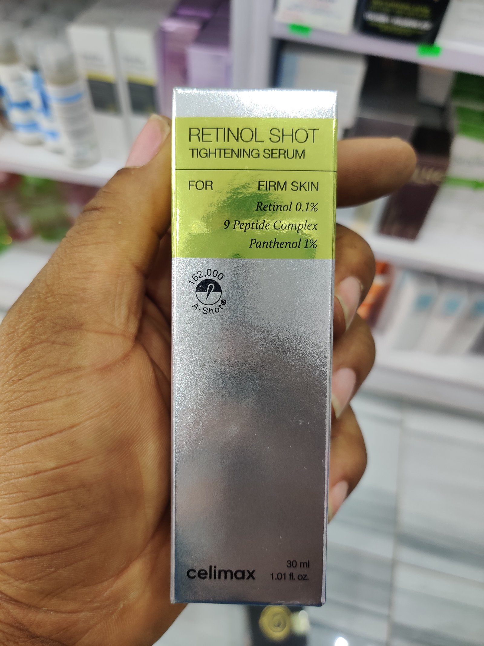 Celimax Retinol shot tightening booster serum 