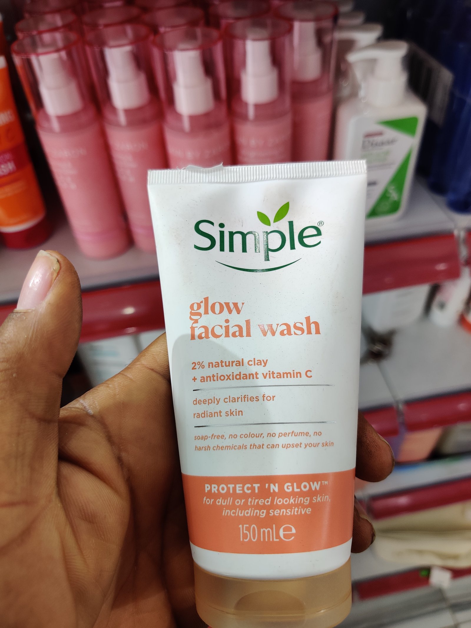 Simple glow wash