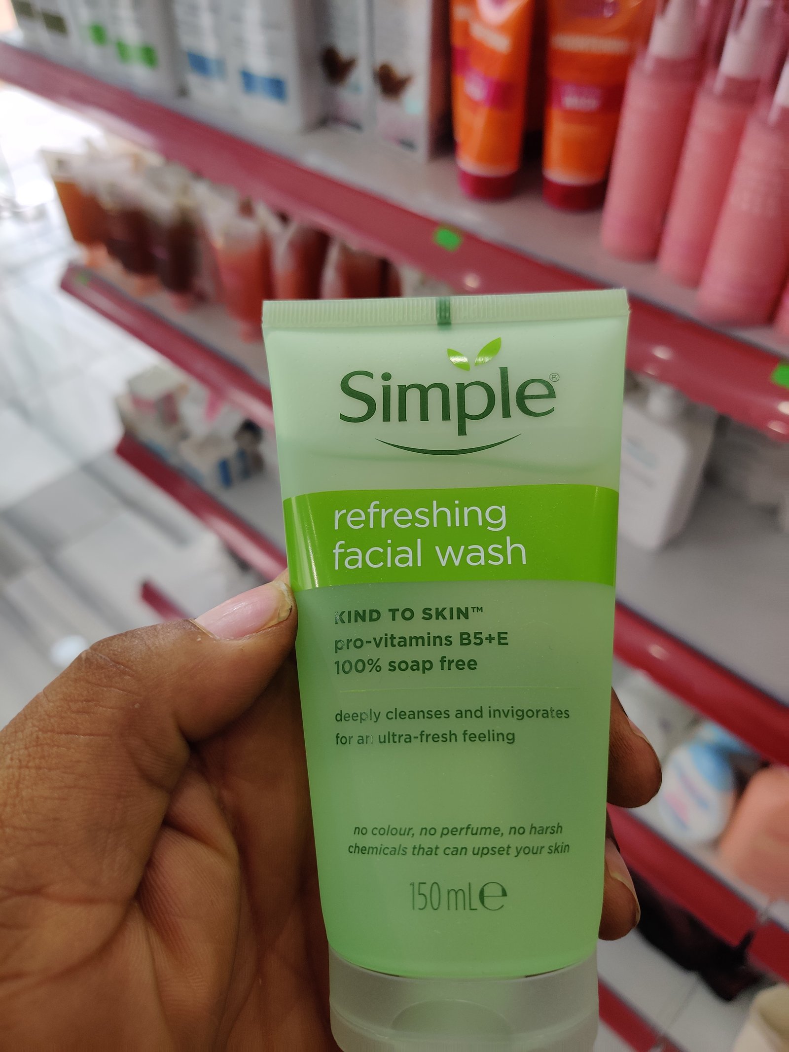Simple refreshing wash