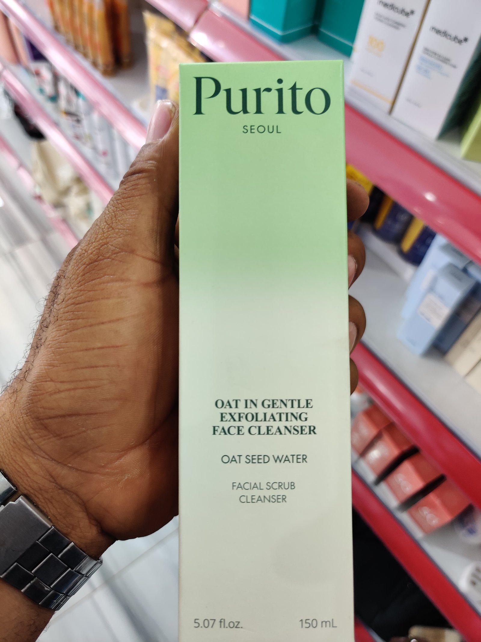 Purito exfoliating cleanser
