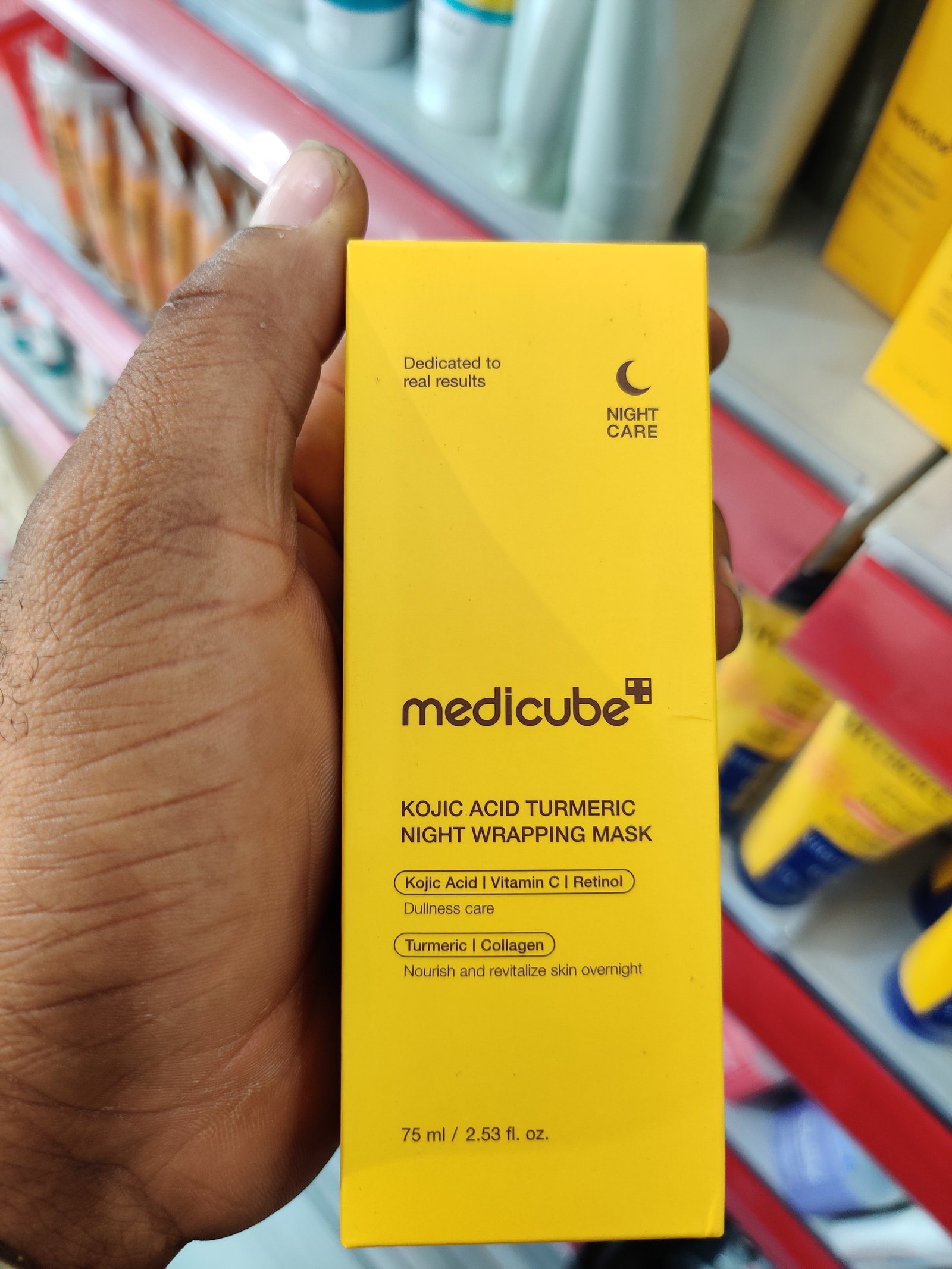 Medicube kojic acid turmeric night wrapping mask