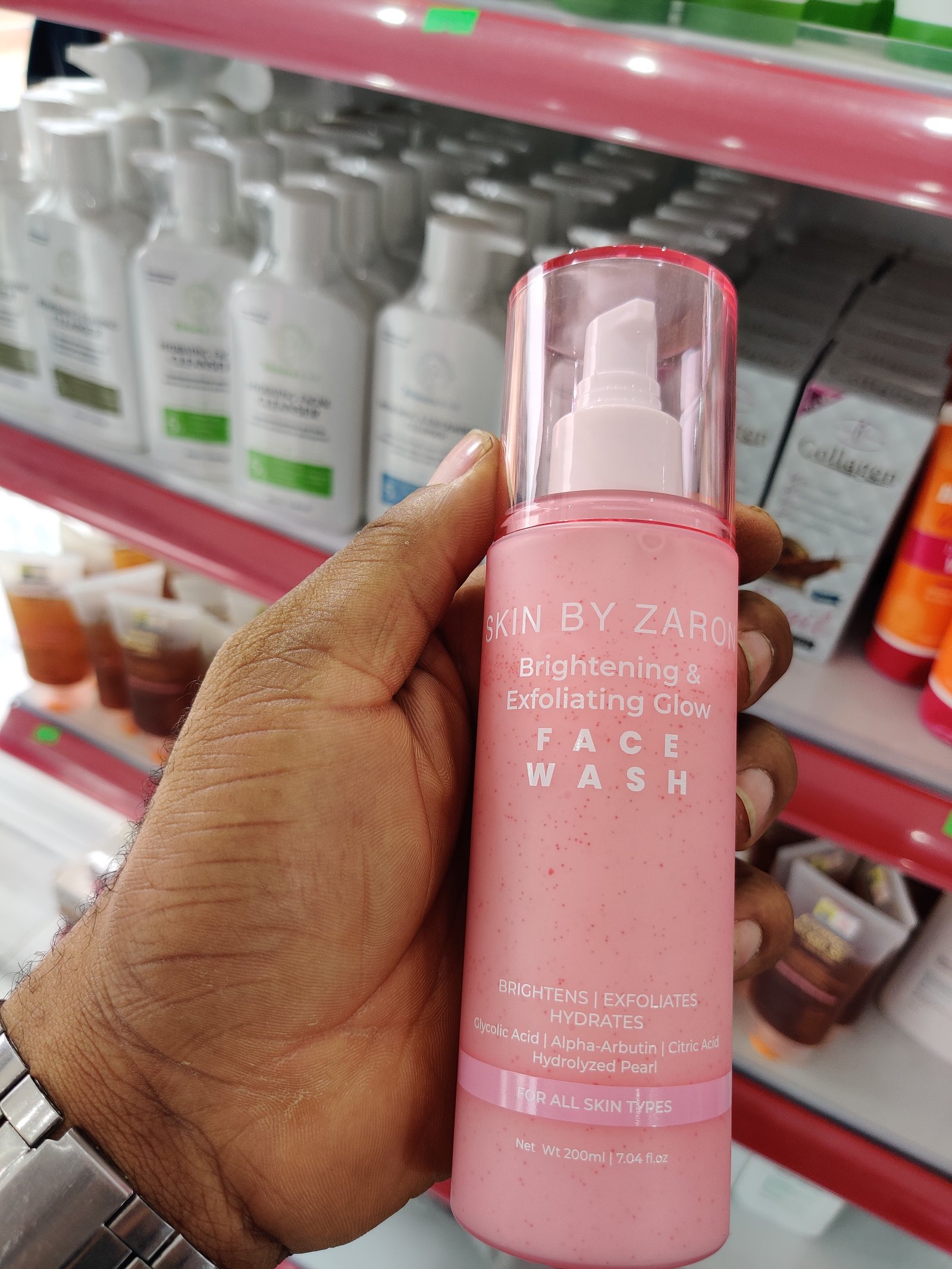 Skin by zaron exfoliating face wash