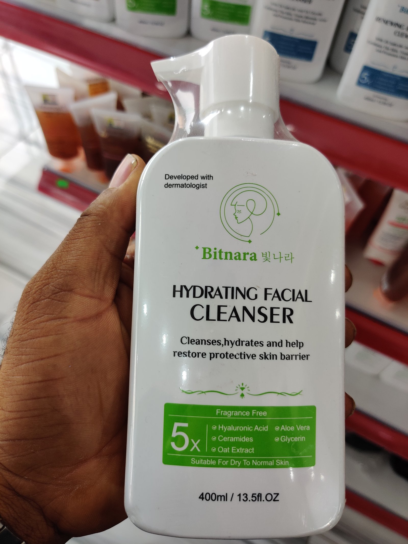 Bitnara hydrating facial cleanser