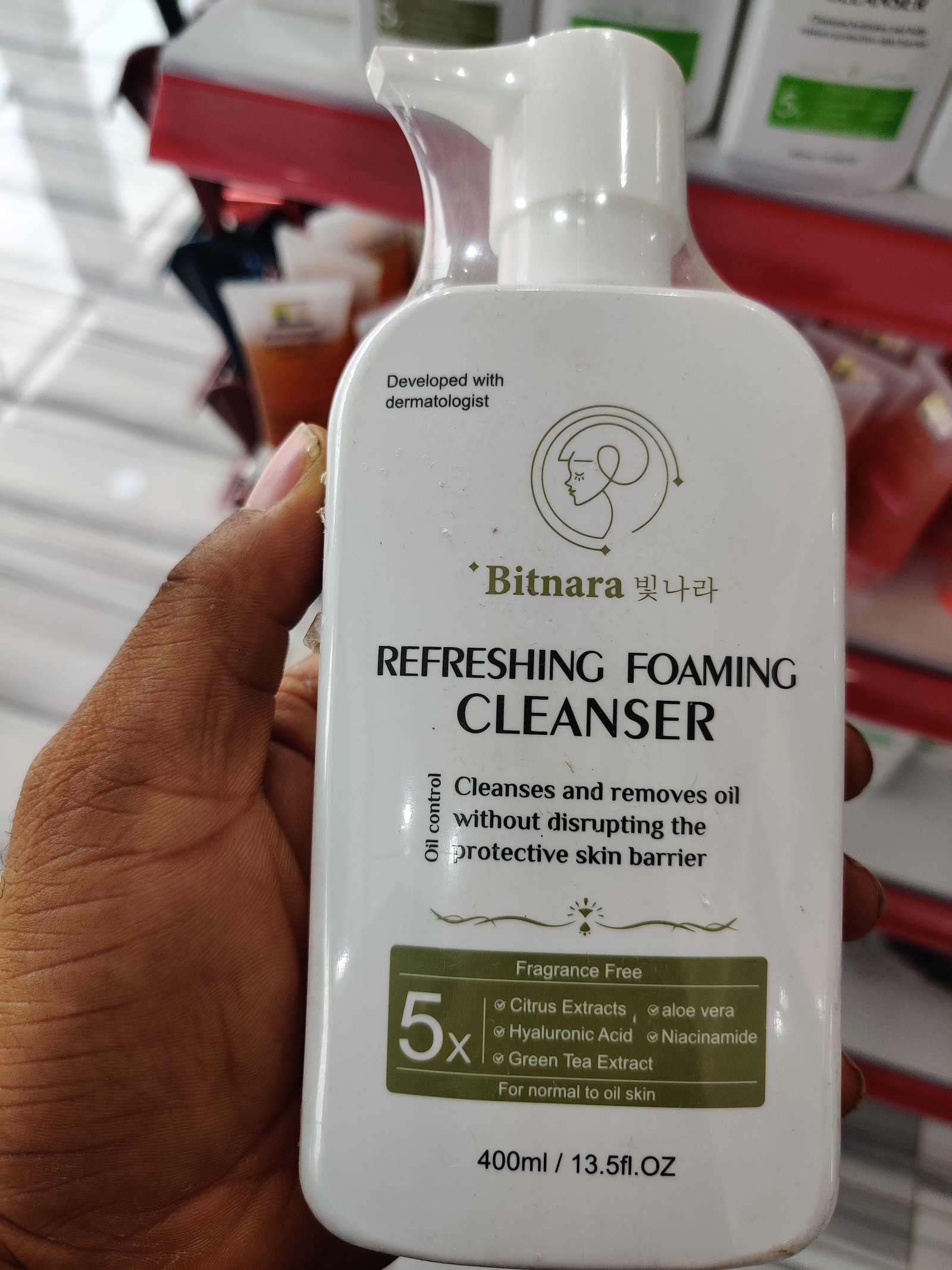 Bitnara refreshing foaming cleanser