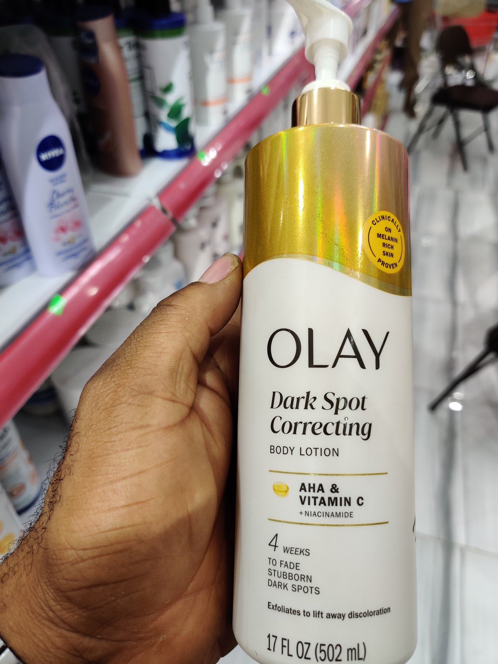 Olay dark spot correcting lotion