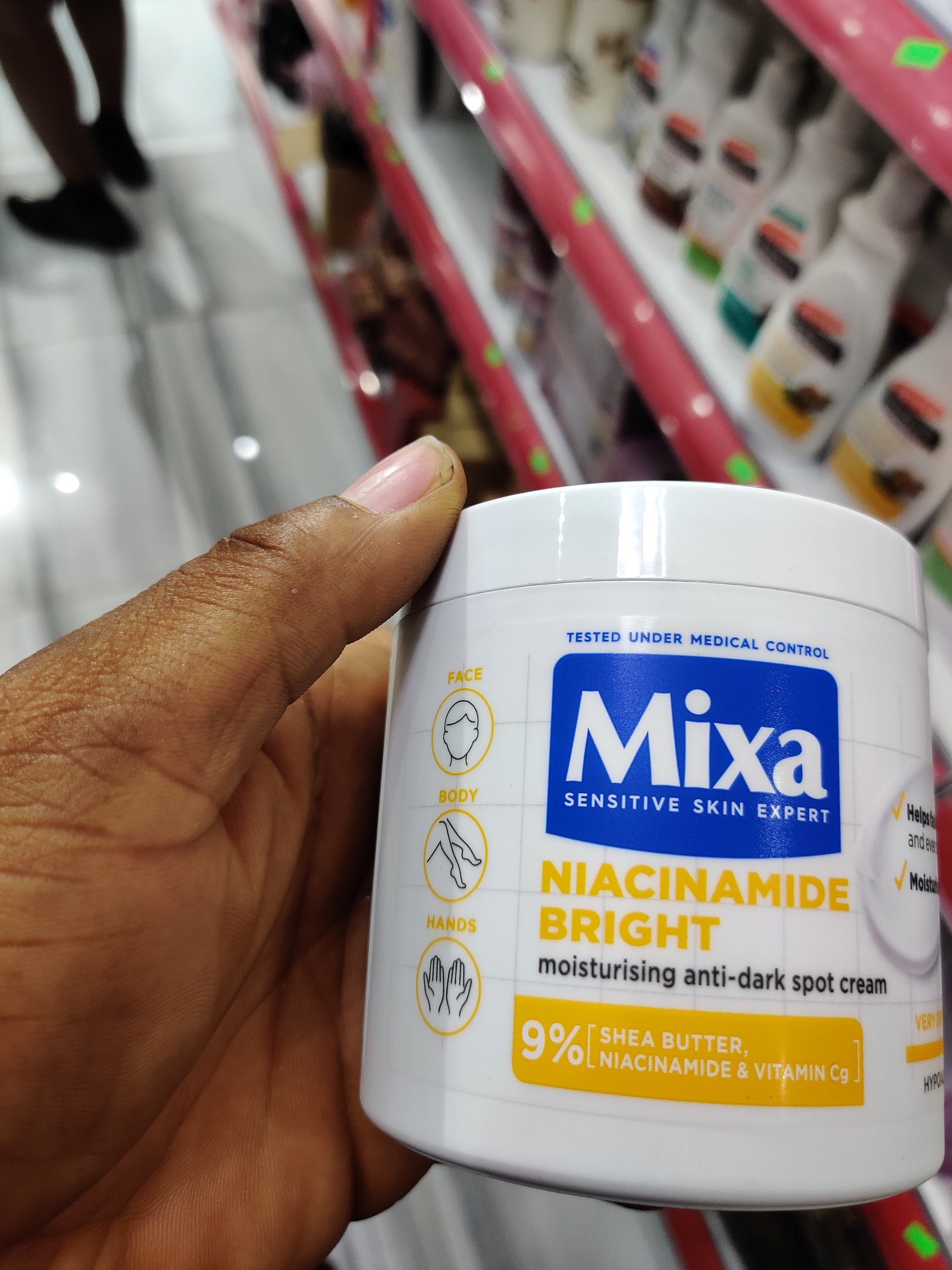 Mixa niacinamide cream