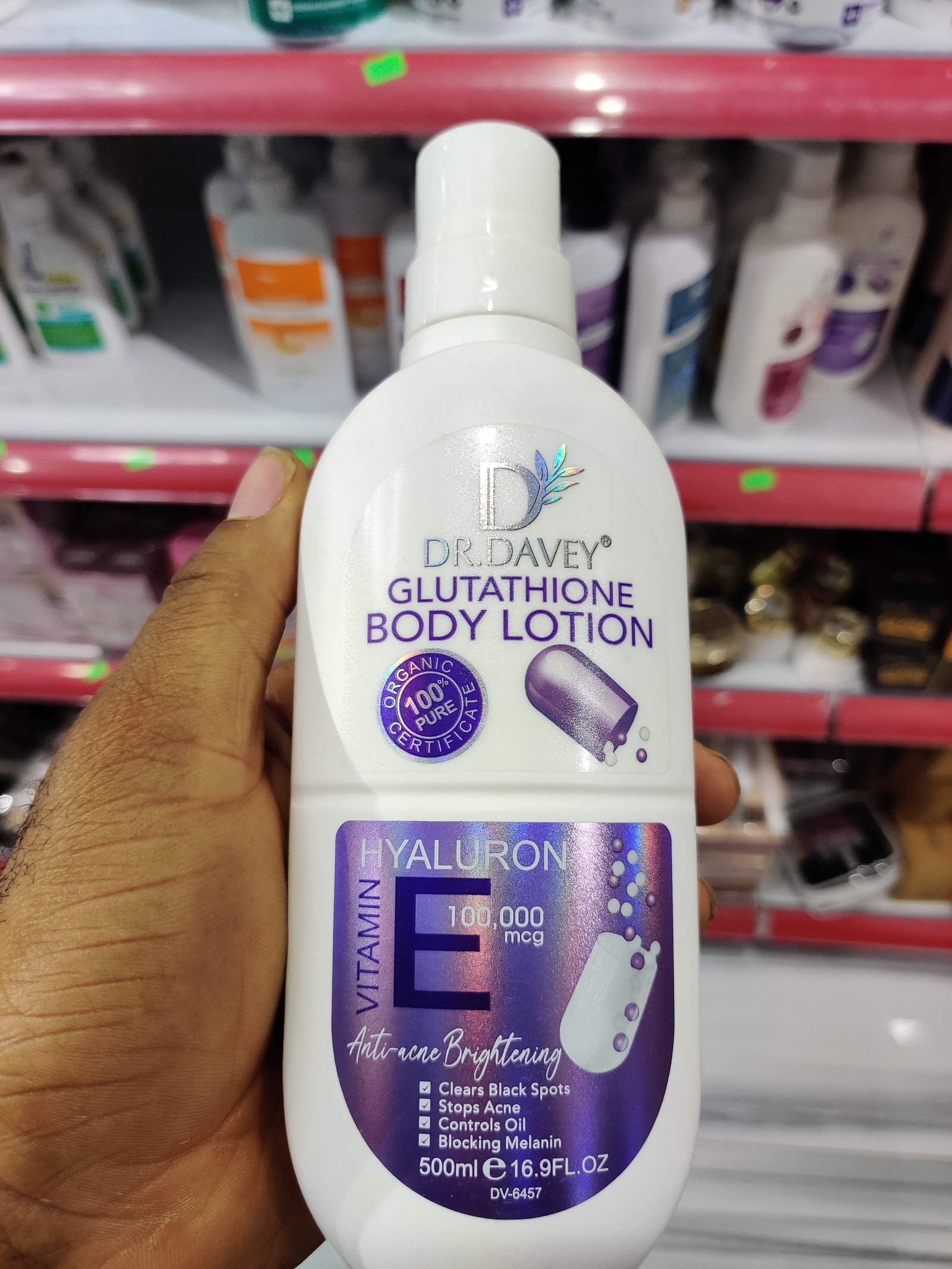 Dr Davey glutathione lotion