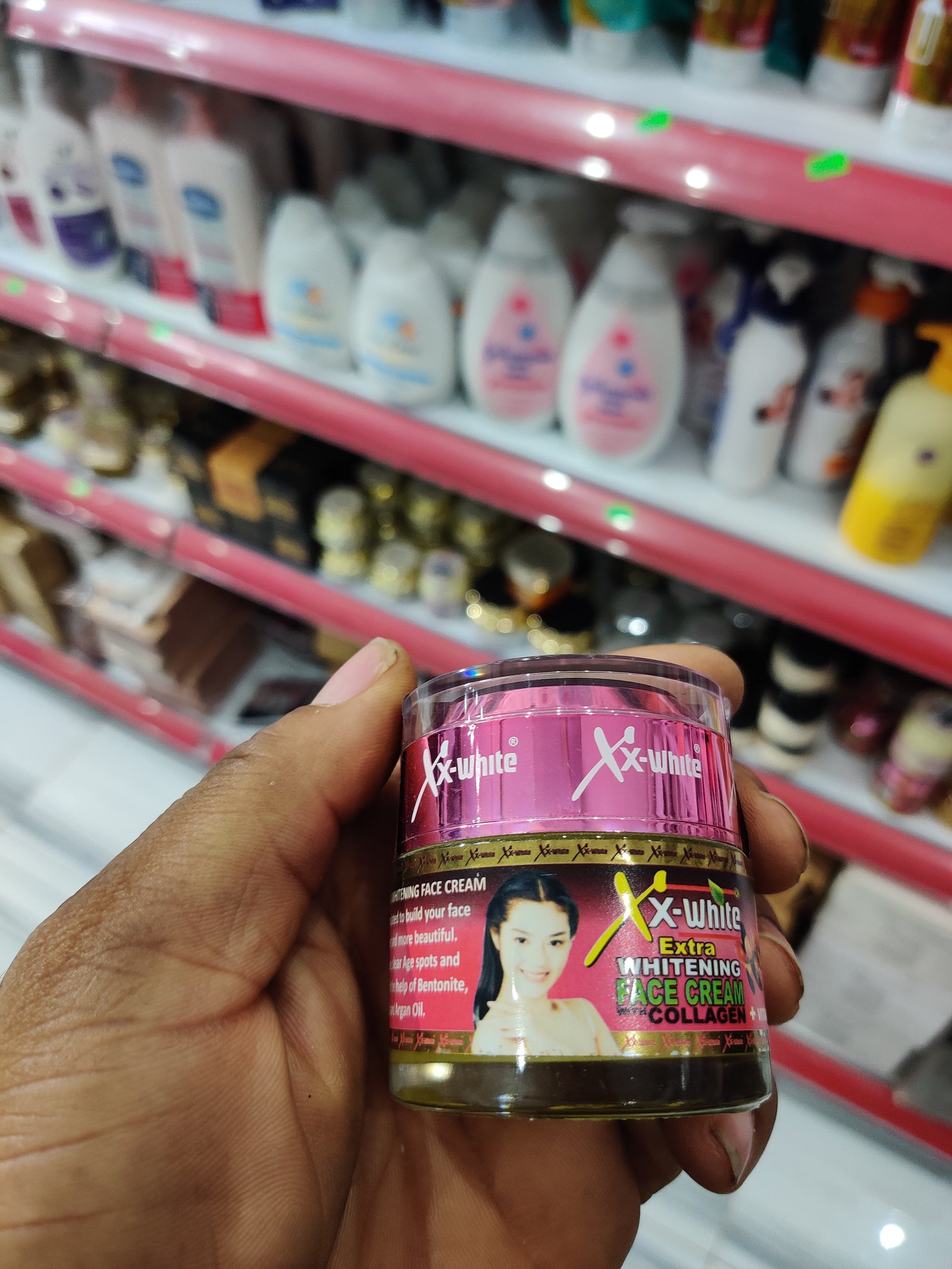 X white face cream