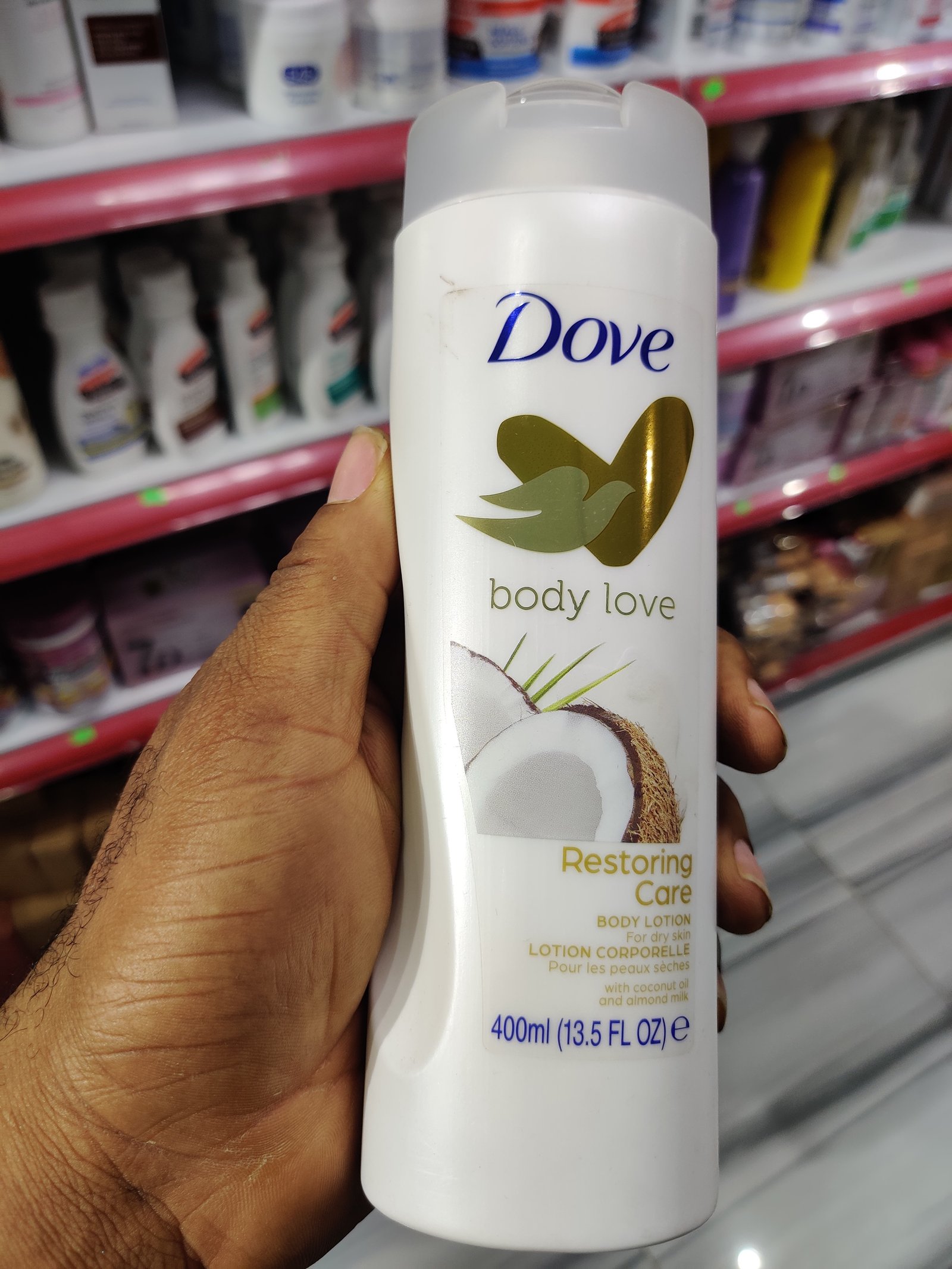 Dove restoring care lotion