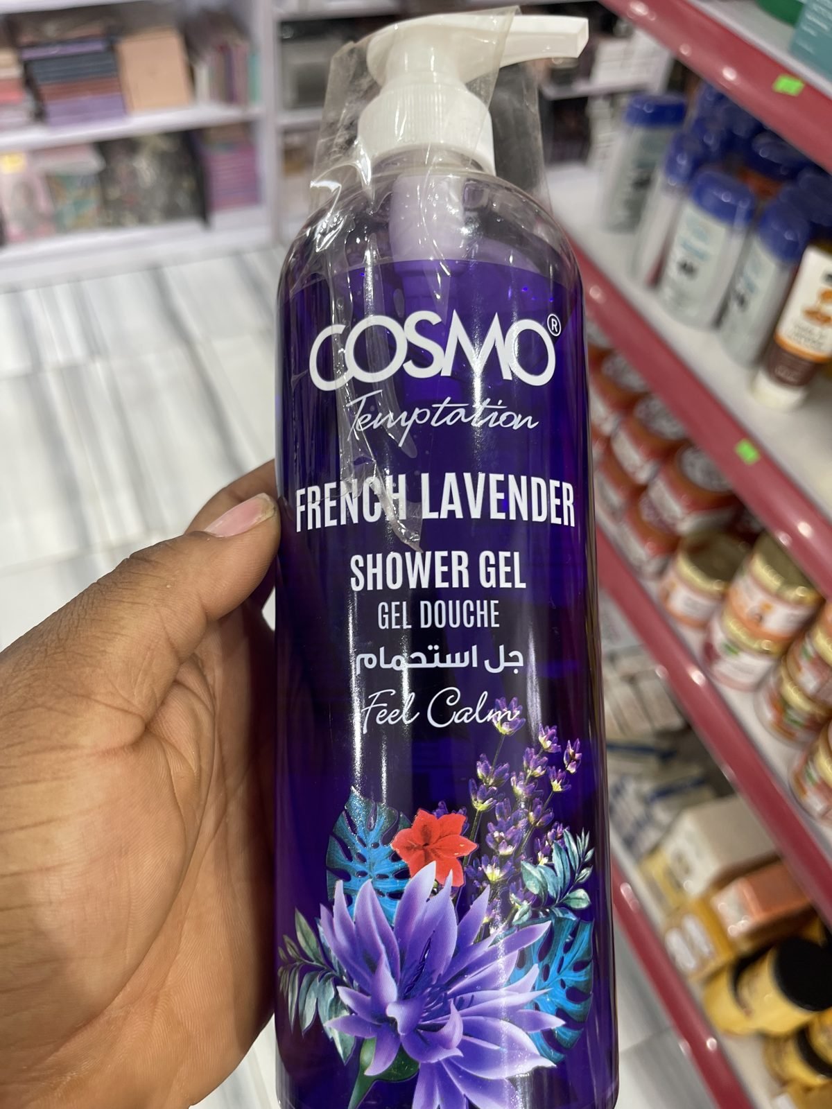 Cosmo Temptation French Lavender Shower Gel, Feel Calm