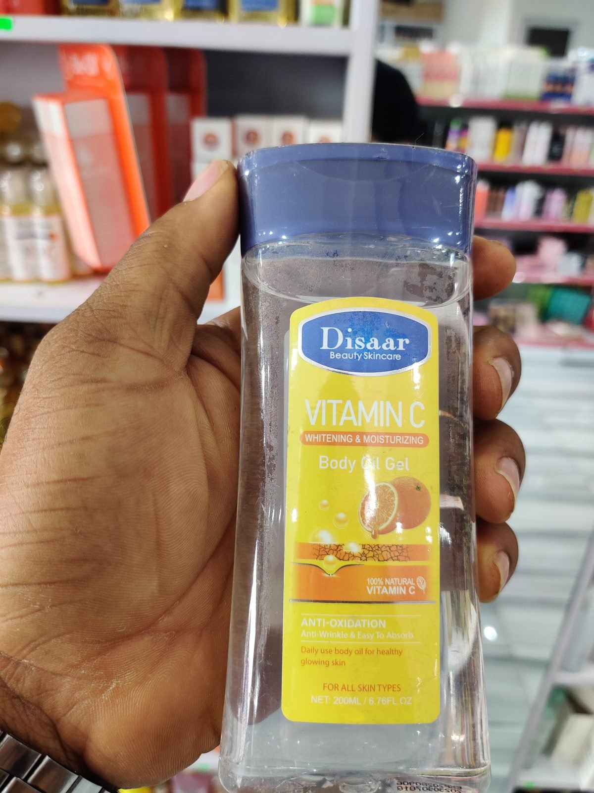 Disaar Vitamin C Whitening & Moisturizing Body Oil Gel 200ml / 6.76 fl.oz