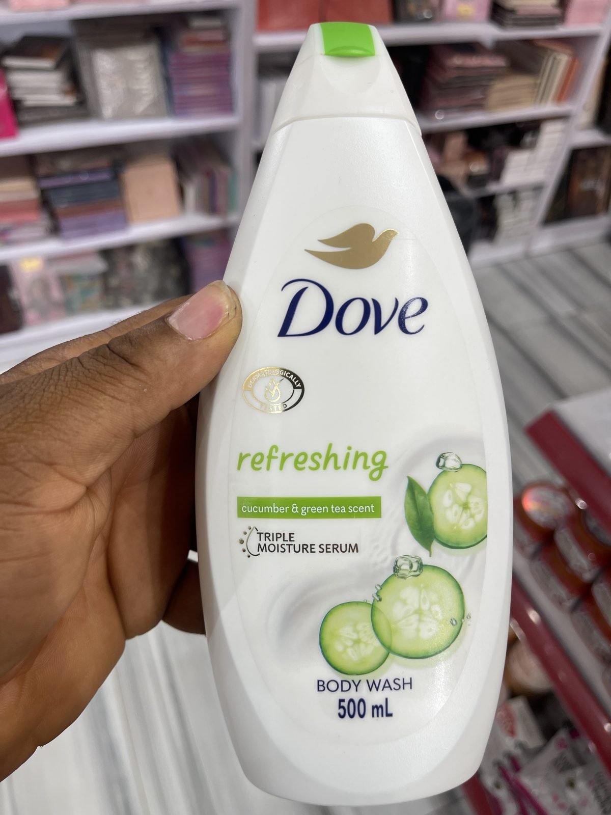Dove Refreshing, Cucumber & Green Tea Scent, Triple Moisture Serum 500mL
