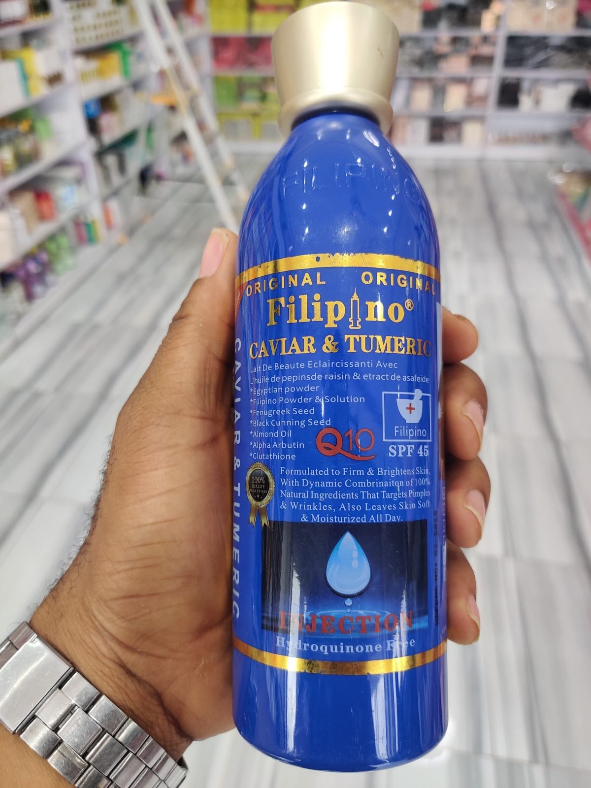 Filipino Caviar & Tumeric, Lait De Beaute Eclaircissanti