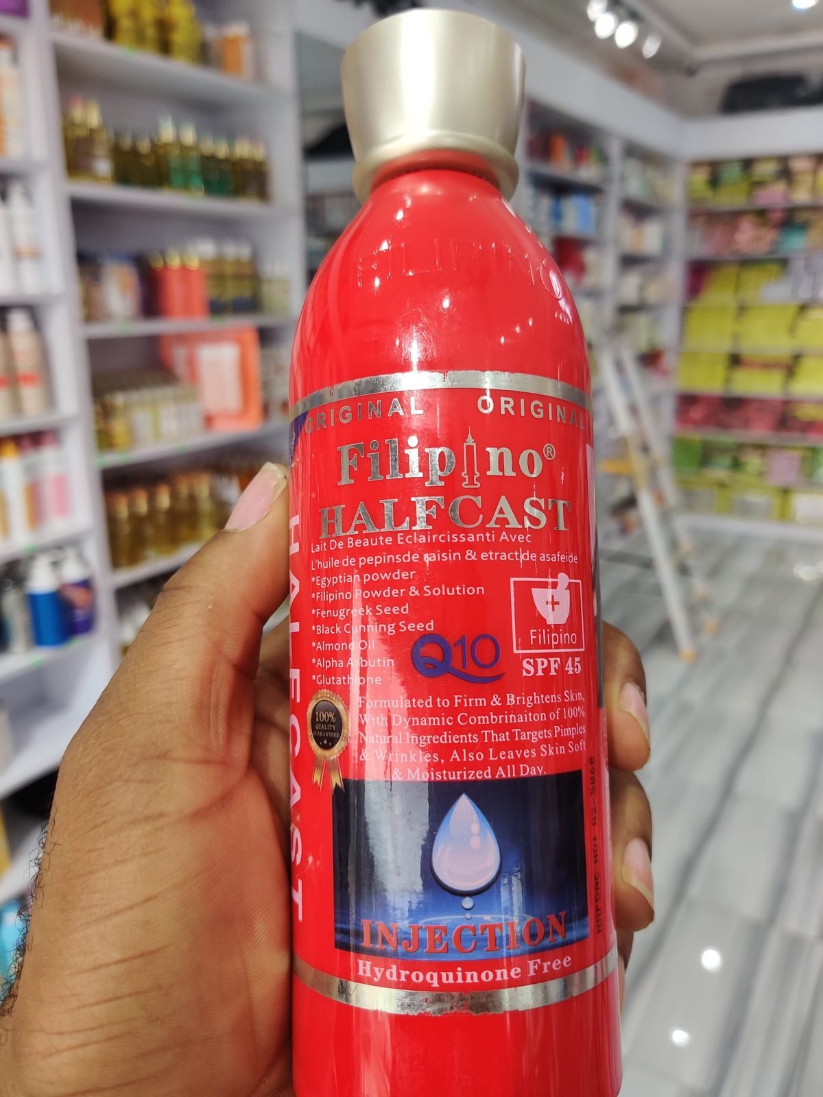Filipino Halfcast, Lait De Beaute Eclaircissanti