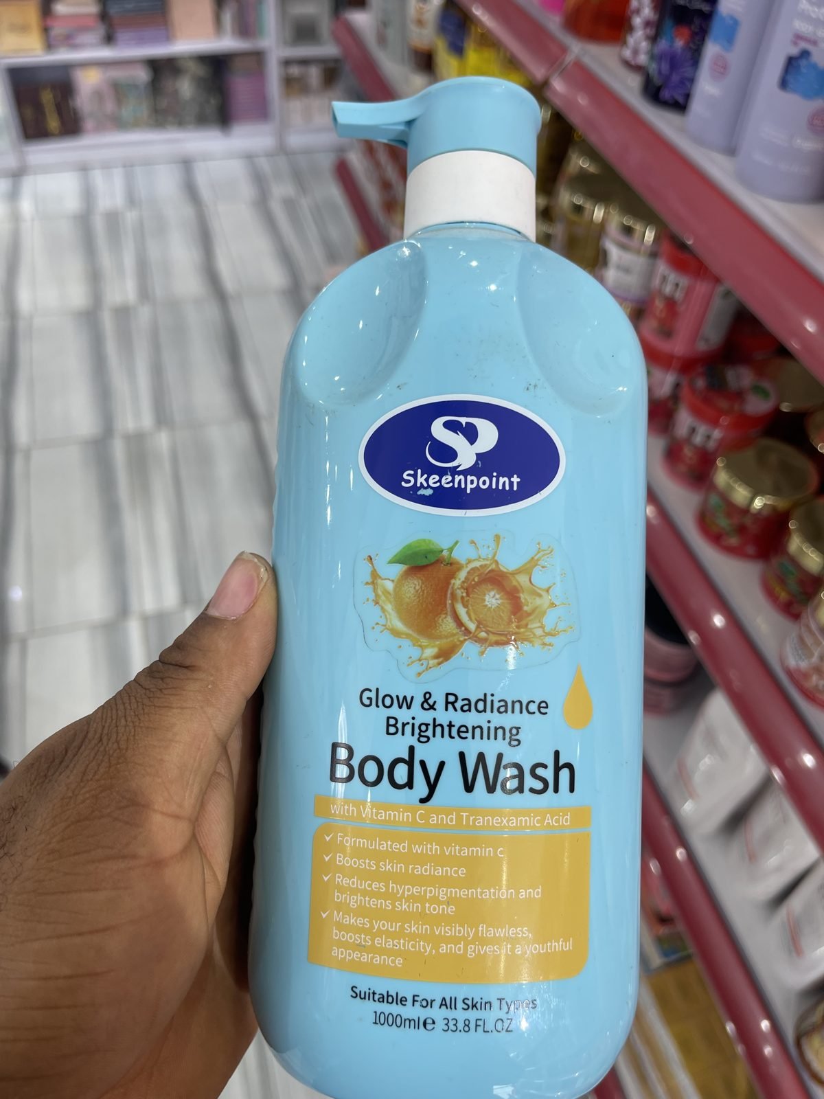 Skeenpoint Glow & Radiance Brightening Body Wash with Vitamin C and Tranexamic Acid 1000ml