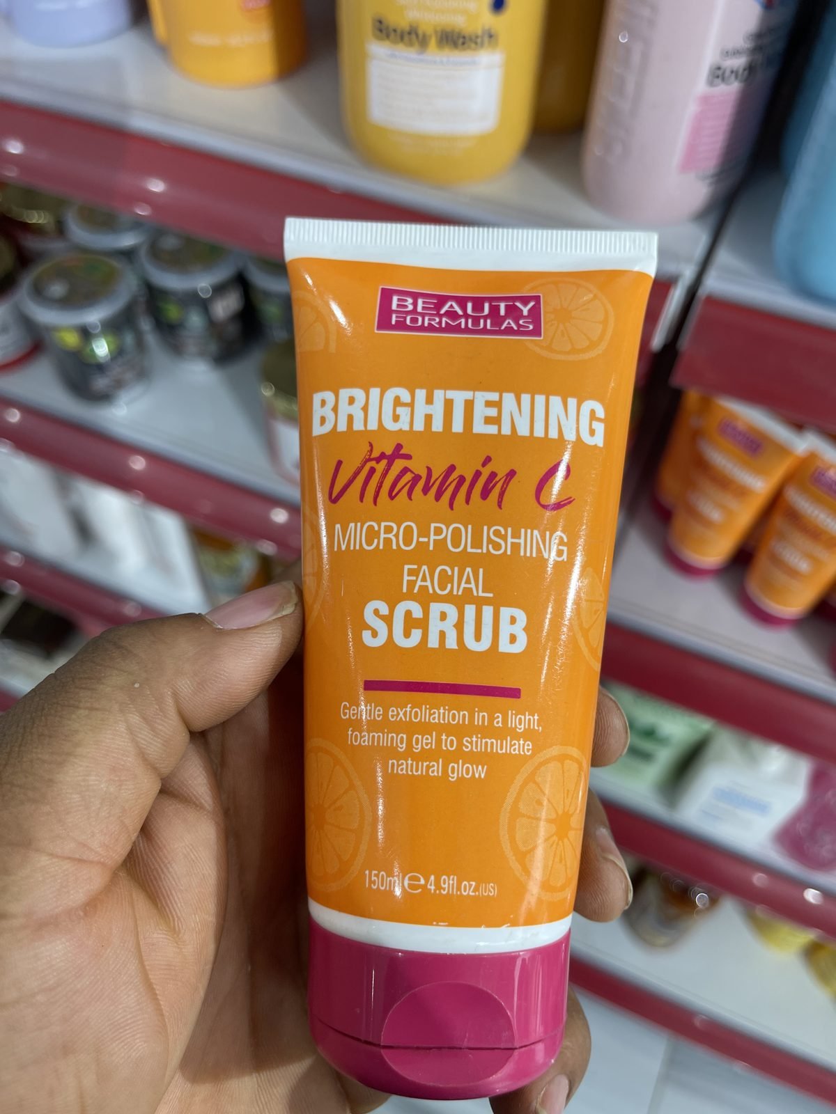Beauty Formulas Brightening Vitamin C Micro-Polishing Facial Scrub 150ml / 4.9 fl.oz (US)