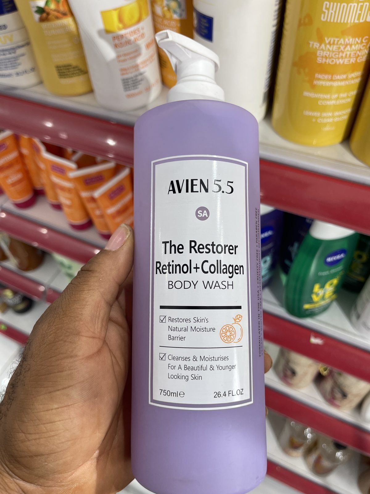 Avien 5.5 The Restorer - Retinol + Collagen Body Wash 750ml / 26.4 FL OZ