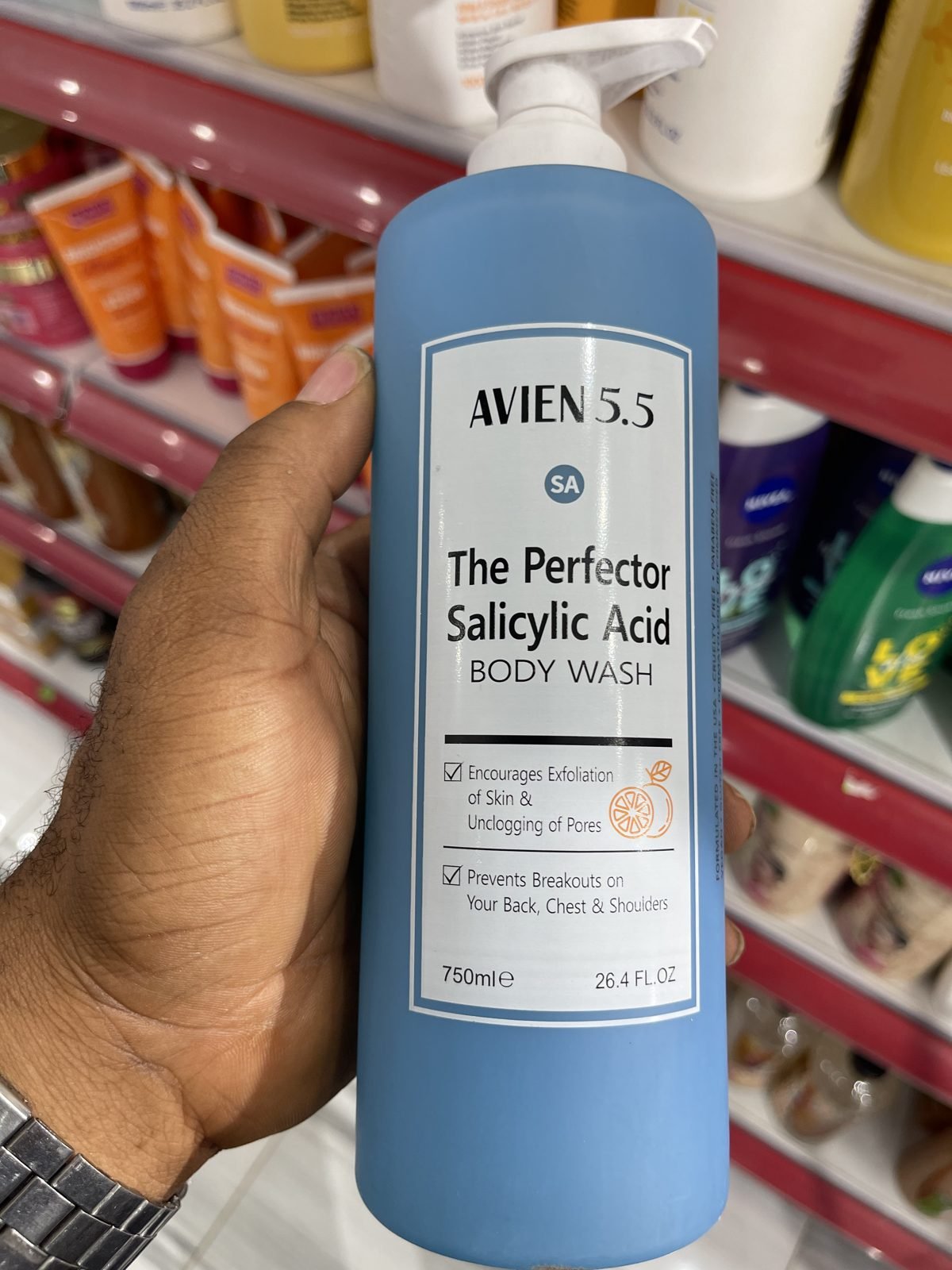 Avien 5.5 The Perfector - Salicylic Acid Body Wash 750ml / 26.4 FL OZ