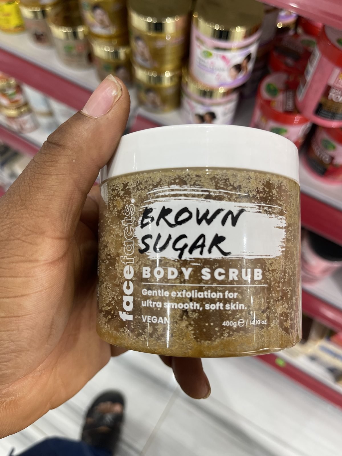 face facts Brown Sugar Body Scrub 400g / 14.10 oz