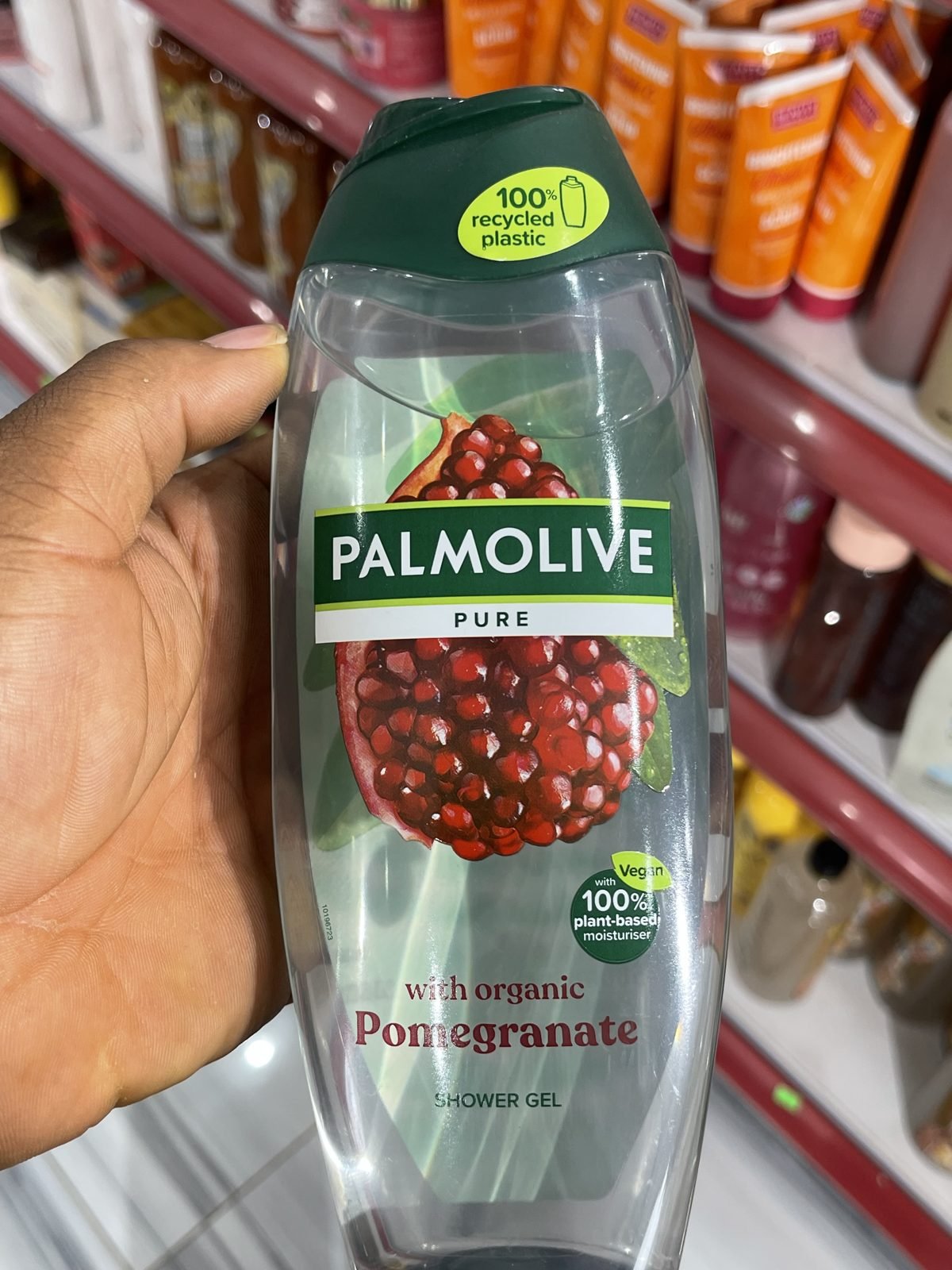 Palmolive Pure Shower Gel with Organic Pomegranate (Vegan)