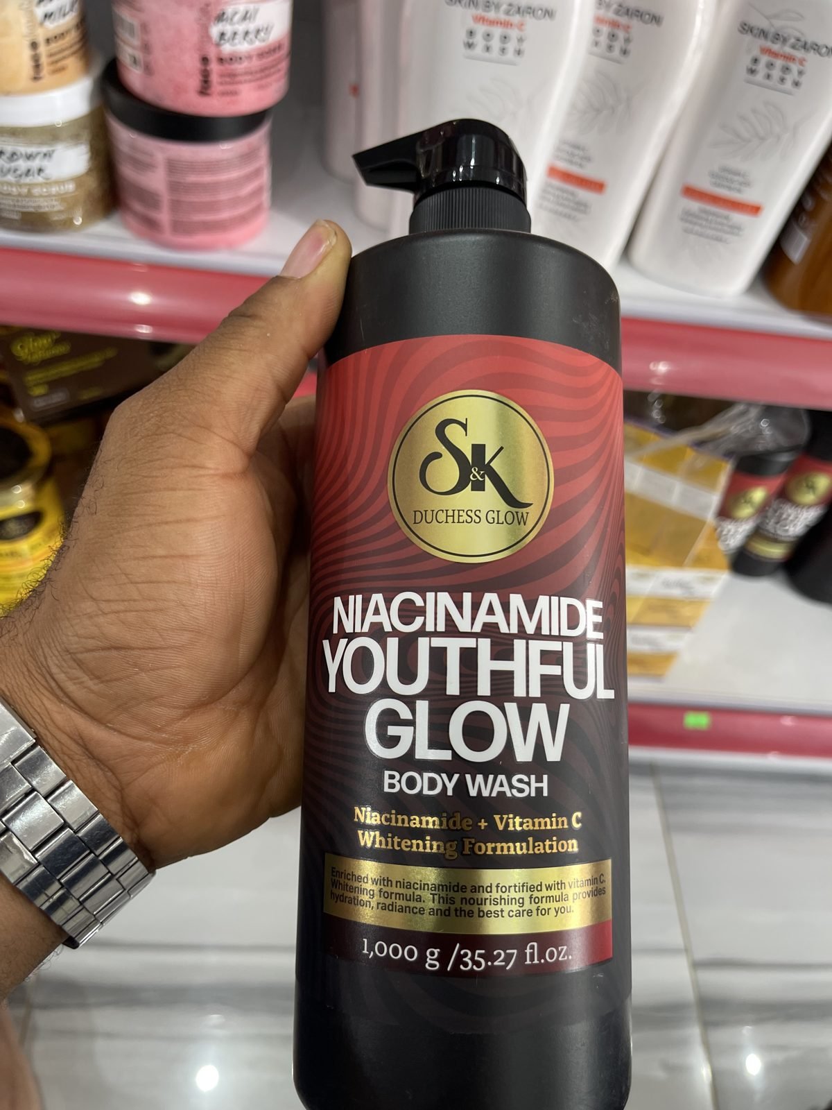 Sk Duchess Glow Niacinamide Youthful Glow Body Wash 1000g