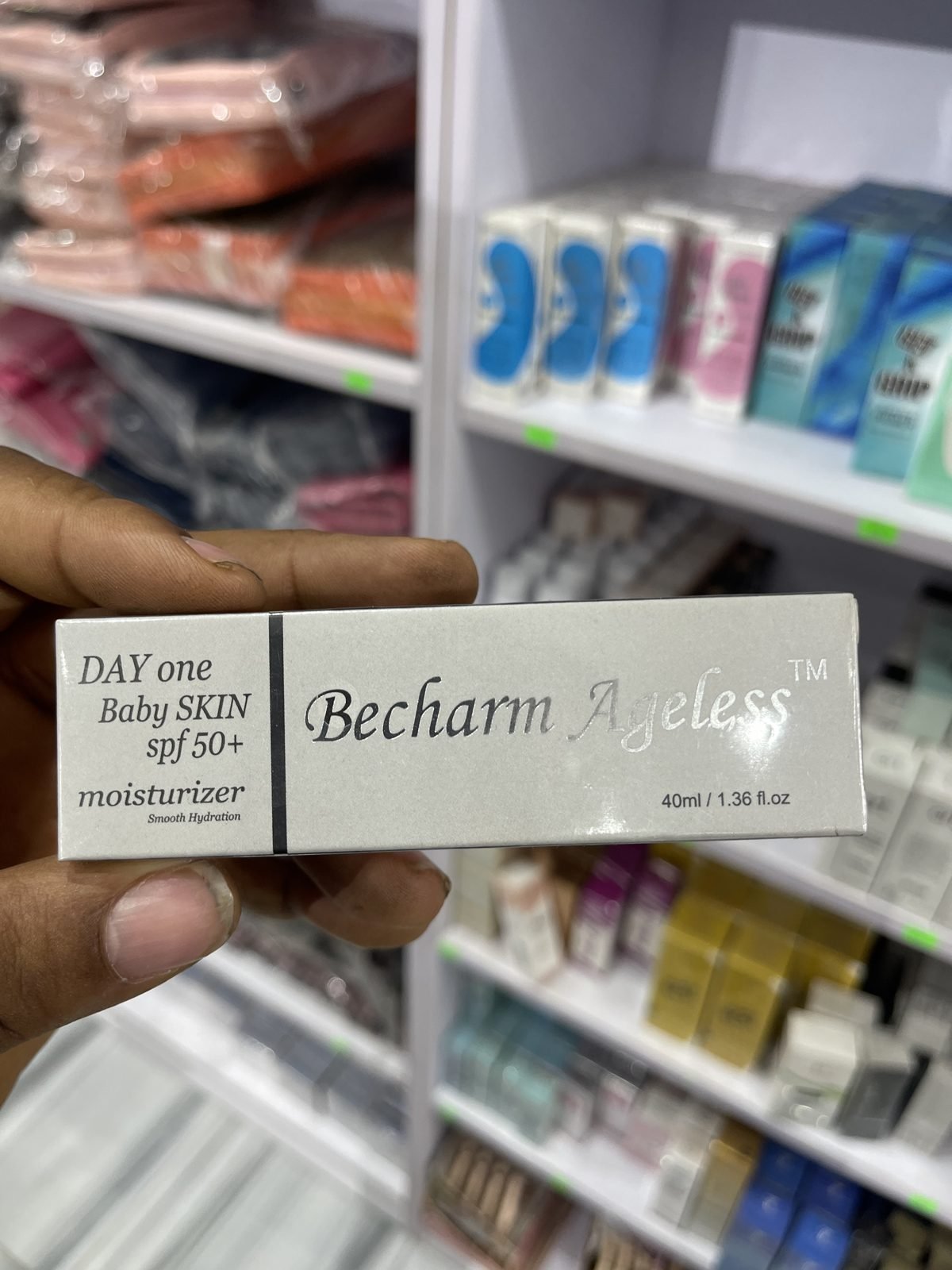 Becharm Ageless Day One Baby Skin SPF50+ Moisturizer, Smooth Hydration 40ml/1.36fl.oz