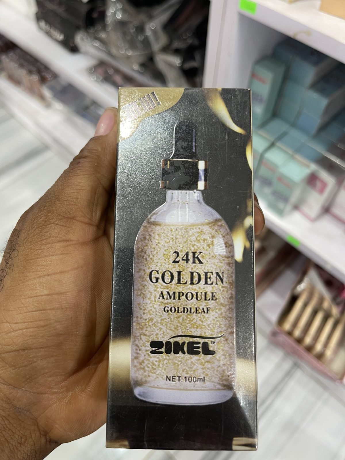 Zikel 24K Golden Ampoule Goldleaf 100ml