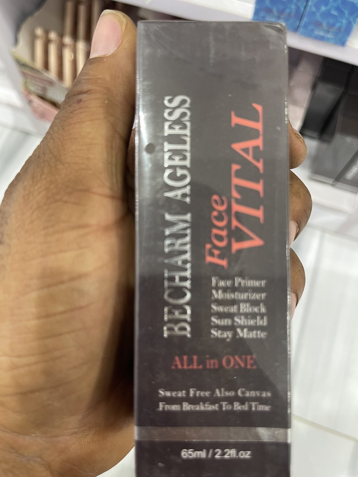 Becharm Ageless Face Vital All-in-One (Face Primer/Moisturizer/Sweat Block/Sun Shield/Stay Matte) 65ml/2.2fl.oz
