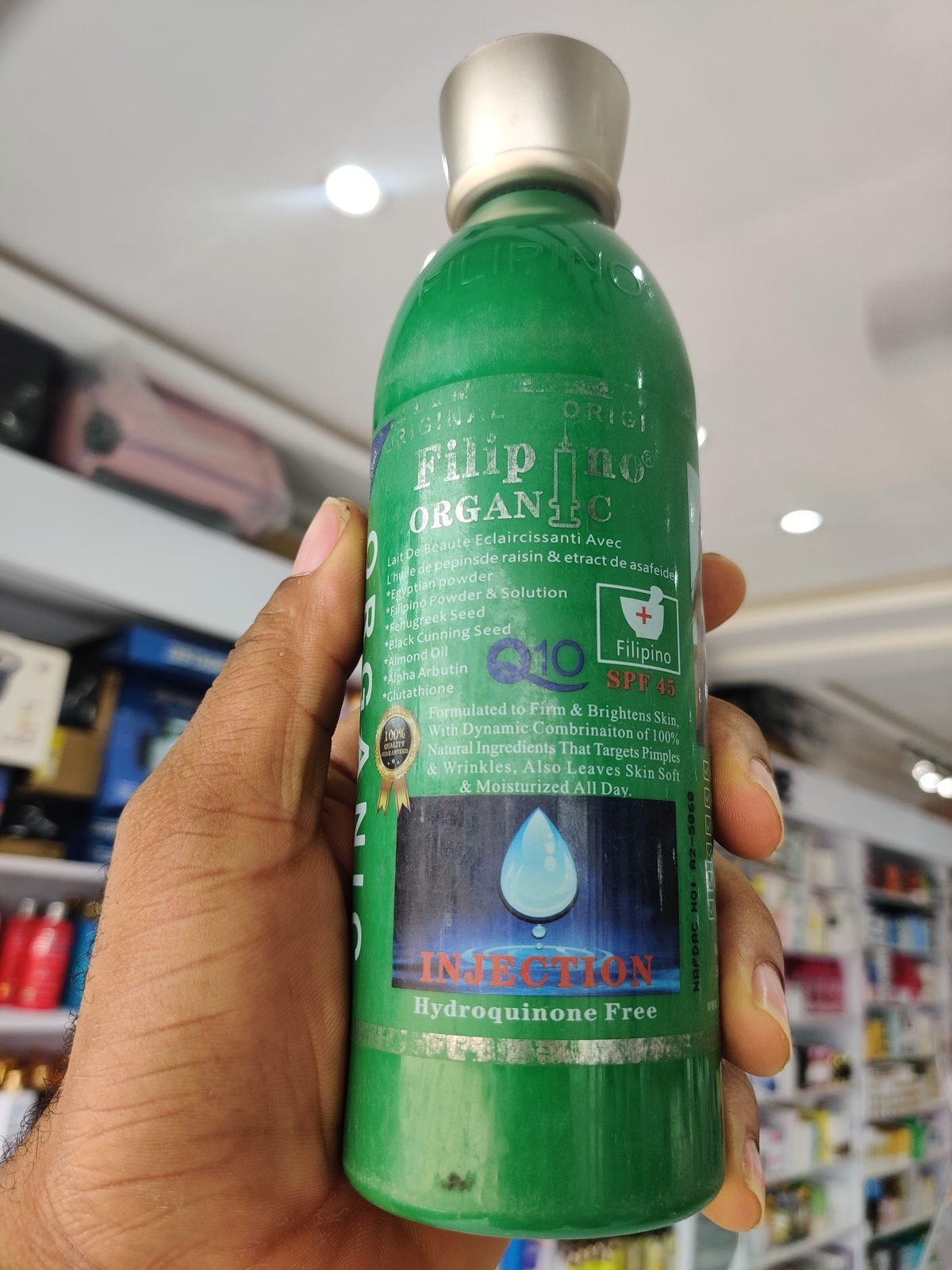 Filipino Organic, Lait De Beaute Eclaircissanti