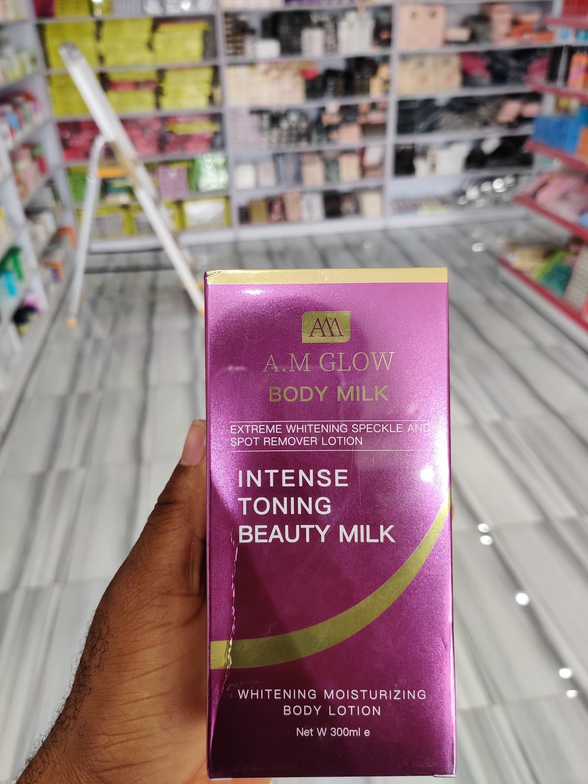 Am glow body lotion 
