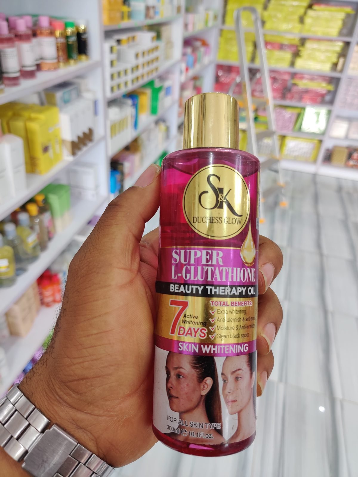 Sk  Duchess Glow Super L-Glutathione Beauty Therapy Oil 300ml / 10.1 Fl.oz