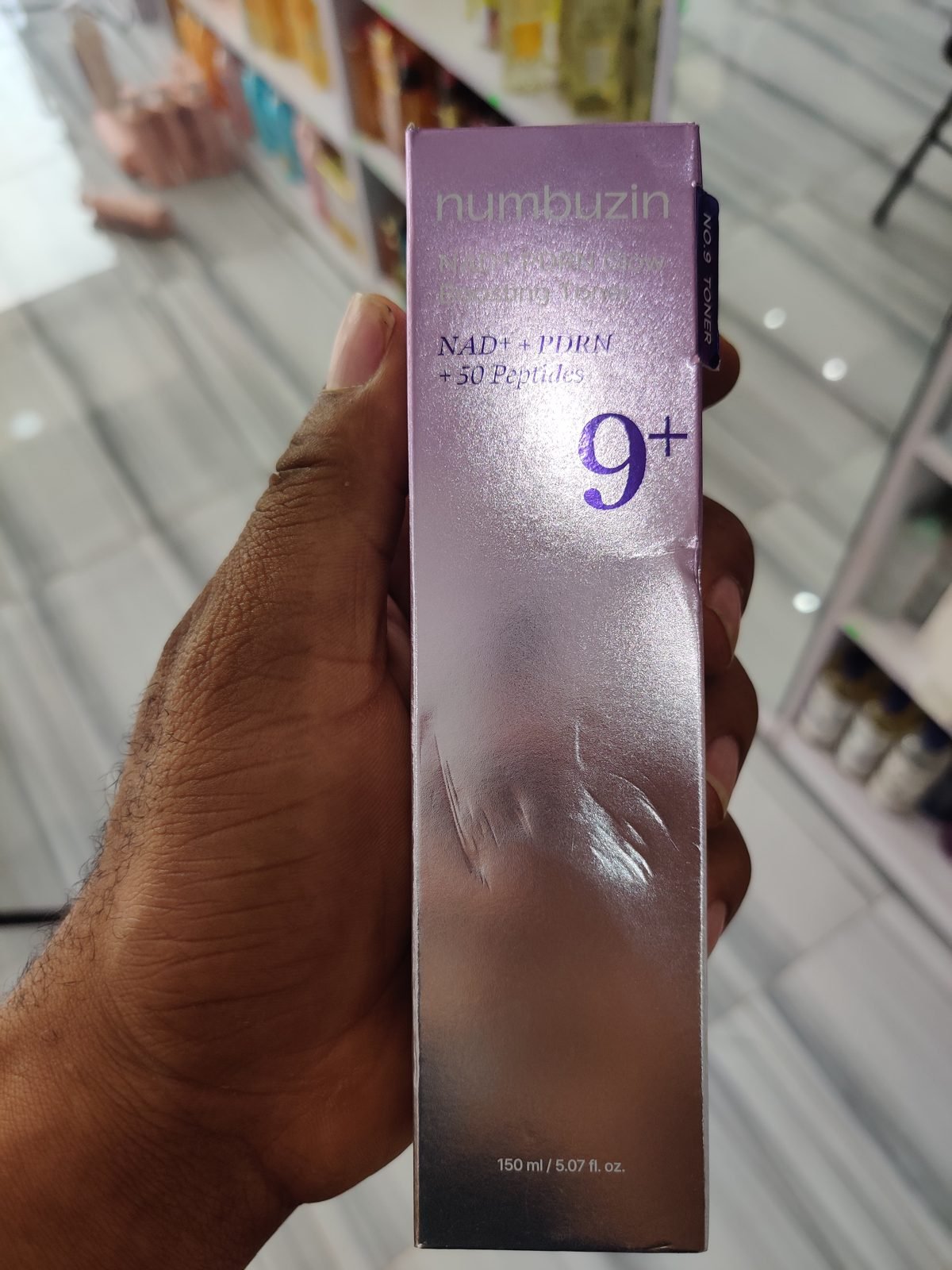 numbuzin No.9 Toner - NAD+ PDRN Glow Boosting Toner (NAD+ + PDRN + 50 Peptides) 150 ml / 5.07 fl.oz
