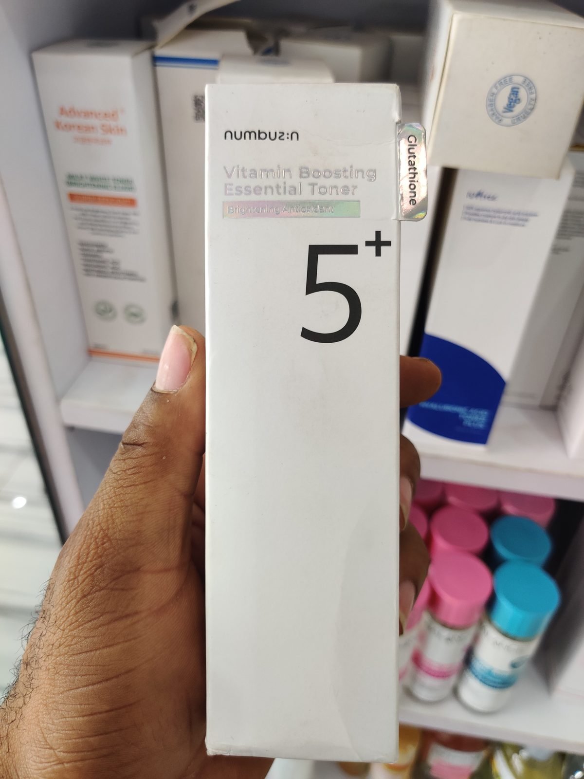 numbuzin No.5 Vitamin Boosting Essential Toner Brightening Antioxidant Glutathione