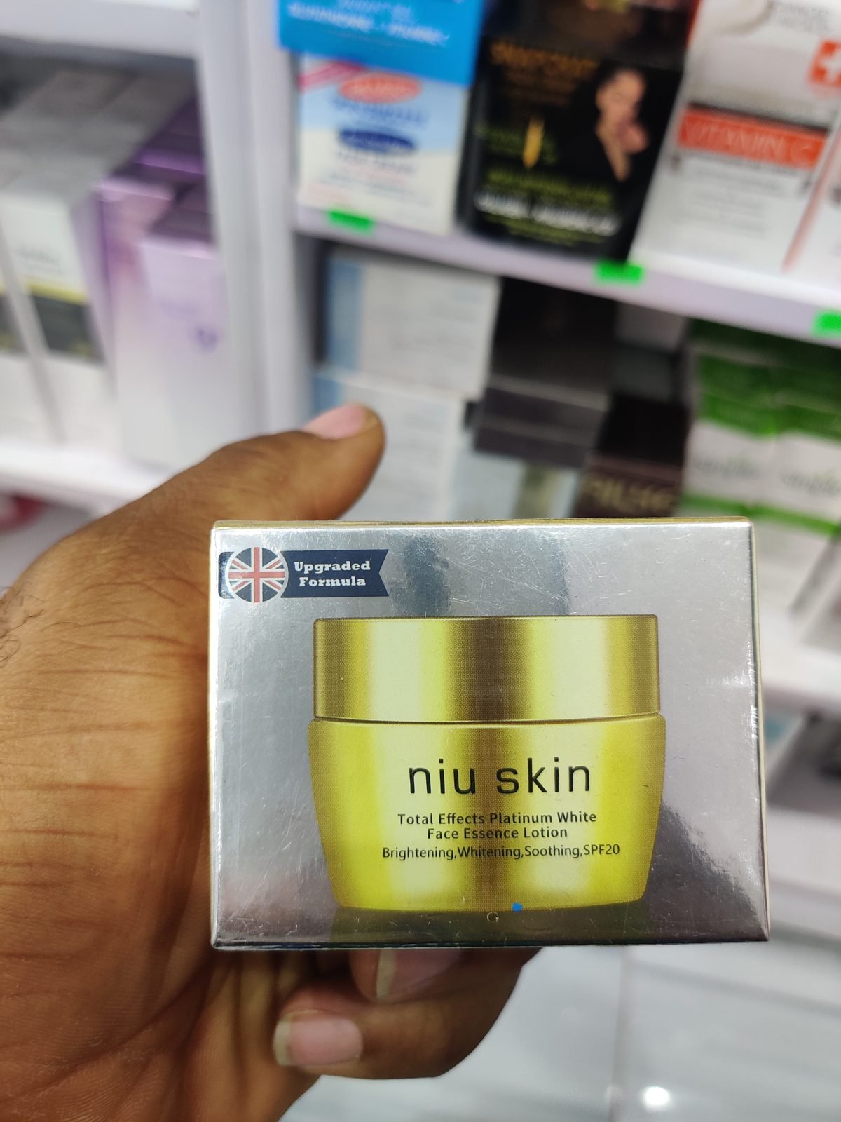 Niu Skin Total Effects Platinum White Face Essence Lotion SPF20