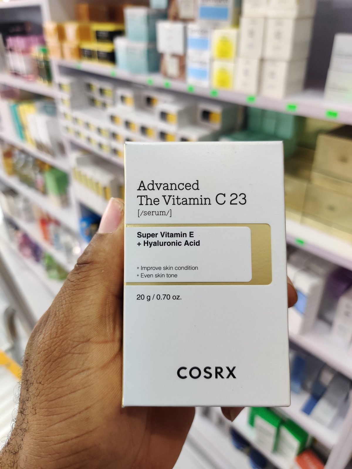 COSRX Advanced The Vitamin C 23 Serum, Super Vitamin E + Hyaluronic Acid 20g