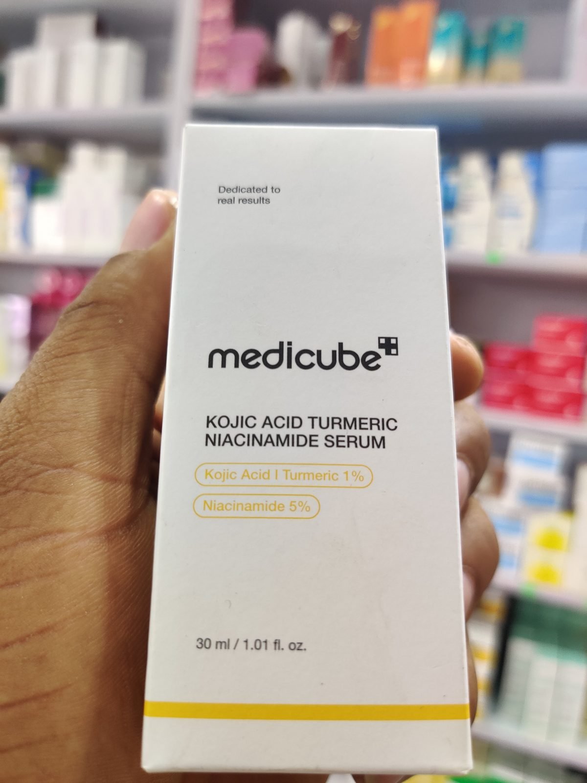 medicube Kojic Acid Turmeric Niacinamide Serum, Kojic Acid/Turmeric 1%, Niacinamide 5% 30ml