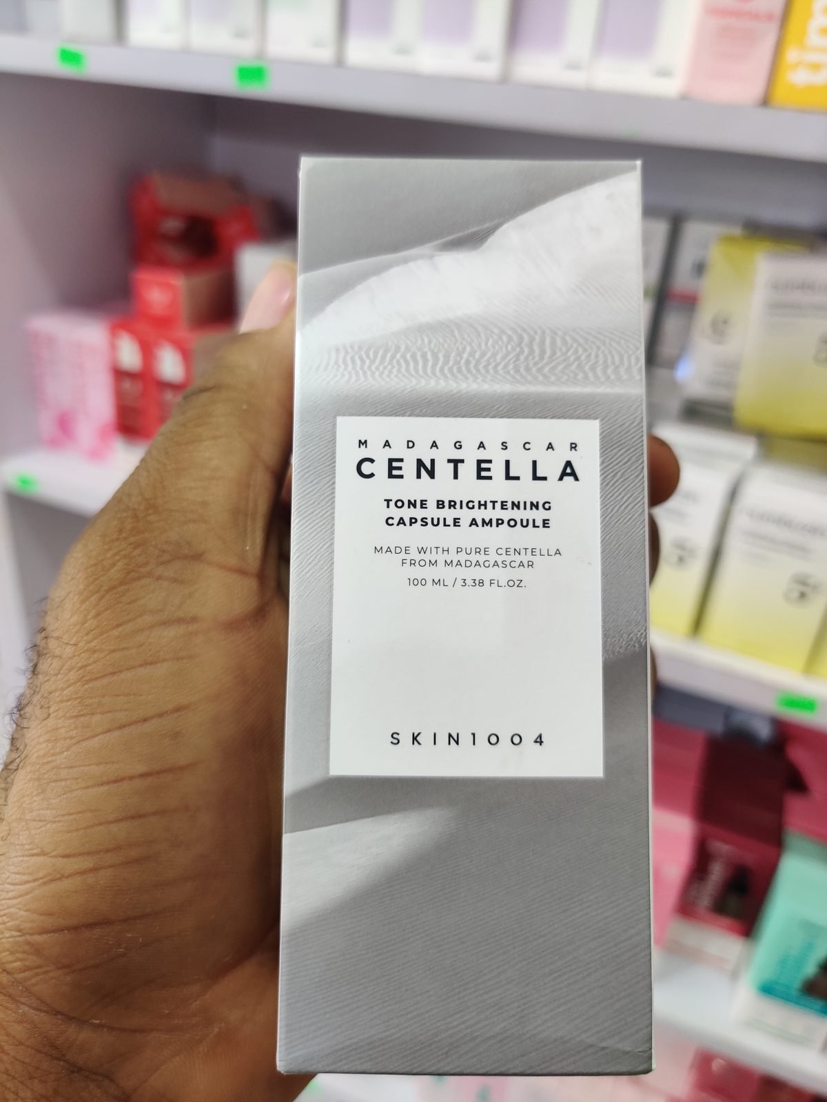 SKIN1004 Madagascar Centella Tone Brightening Capsule Ampoule, Made with Pure Centella from Madagascar 100ml