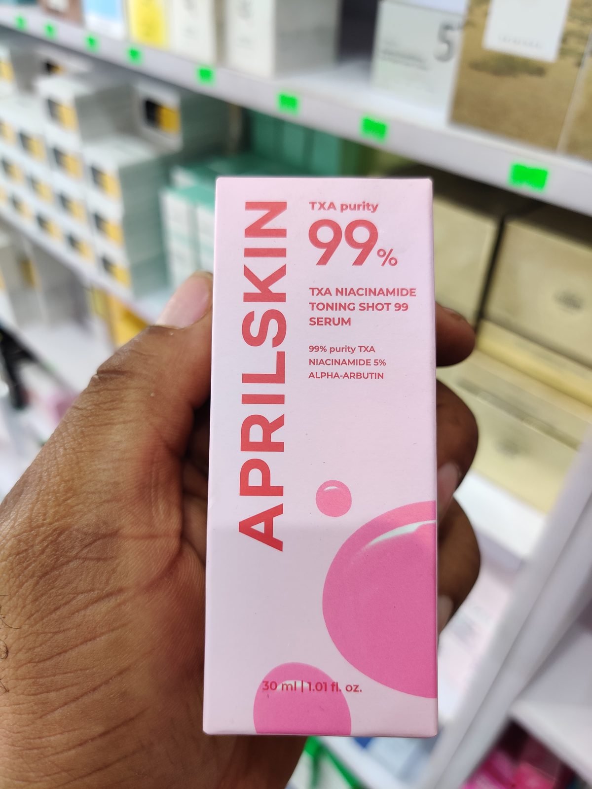 Aprilskin TXA Purity 99% TXA Niacinamide Toning Shot 99 Serum 30ml