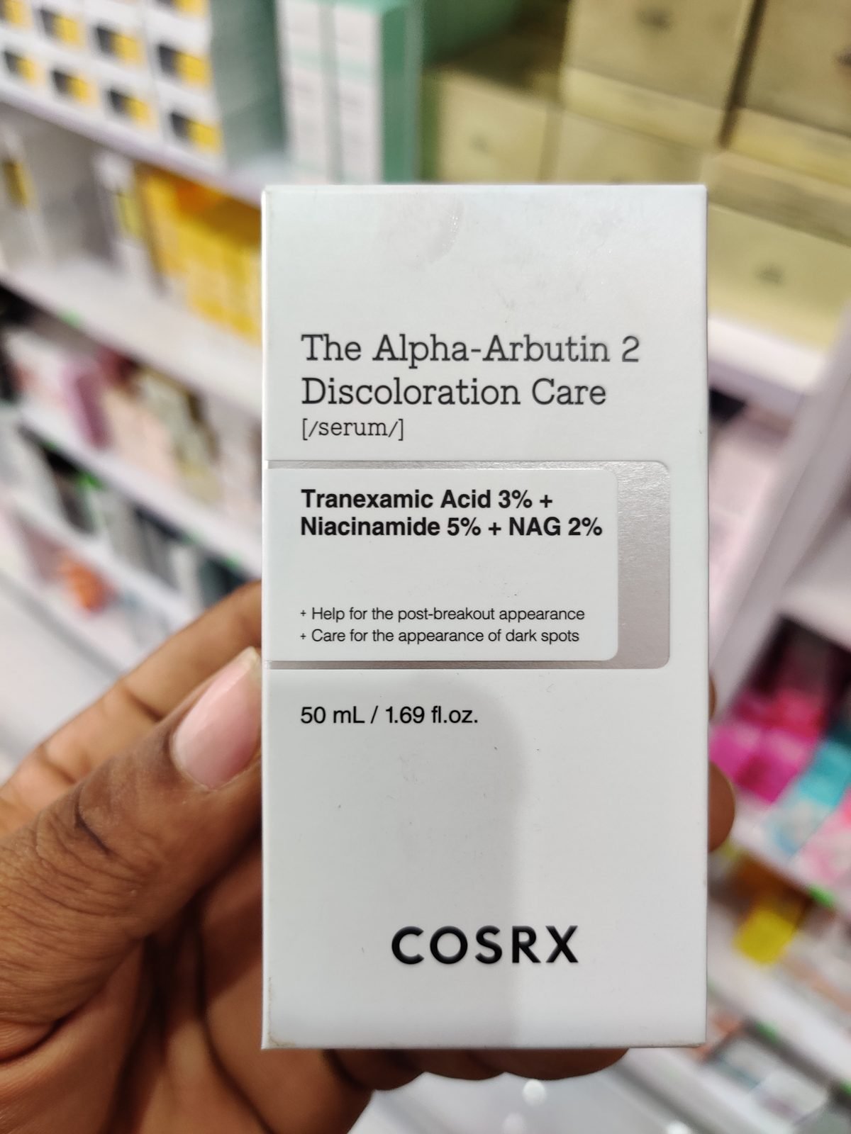 COSRX The Alpha-Arbutin 2 Discoloration Care Serum, Tranexamic Acid 3% + Niacinamide 5% + NAG 2% 50ml