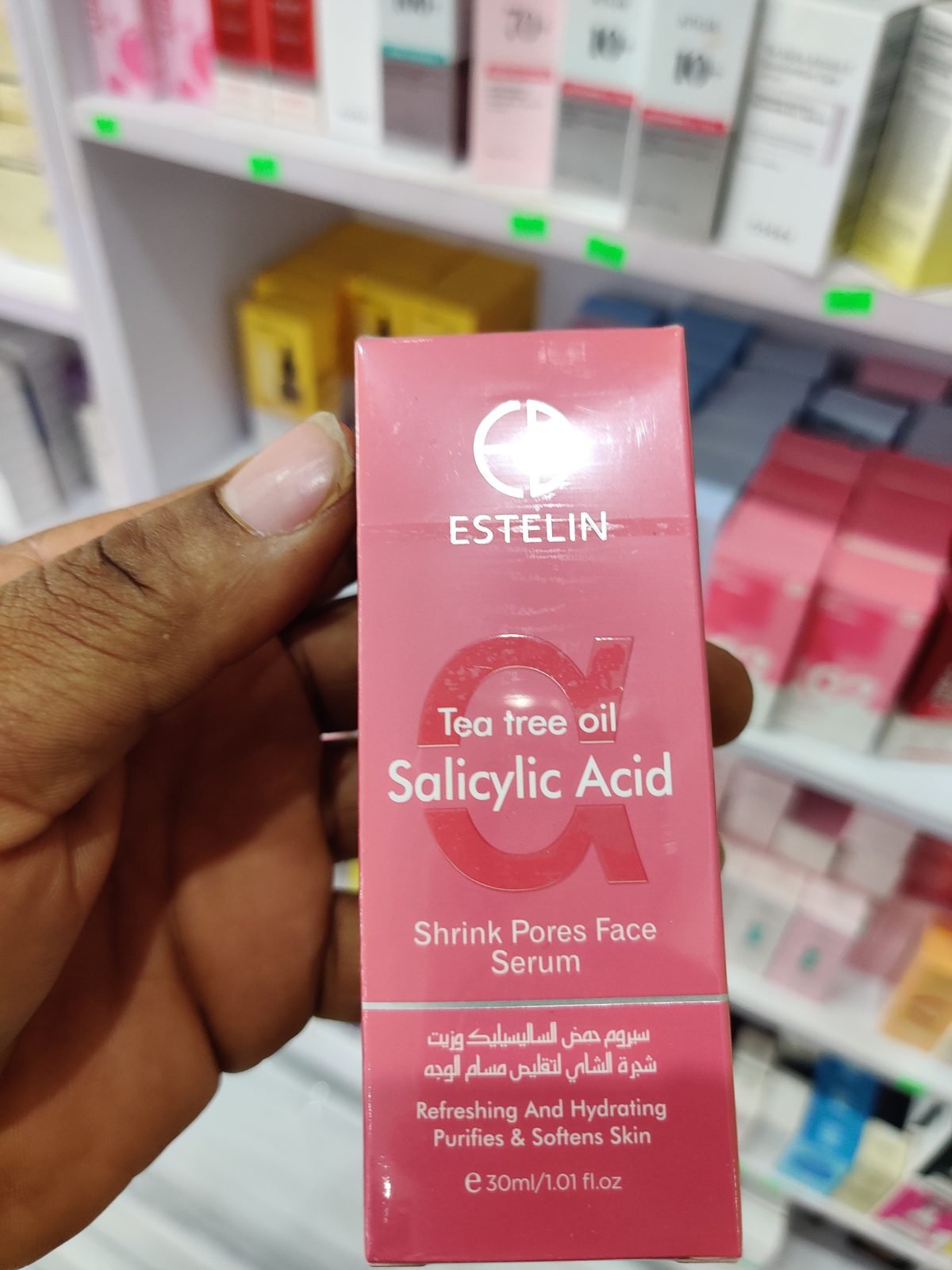 Estelin Tea Tree Oil Salicylic Acid Shrink Pores Face Serum 30ml