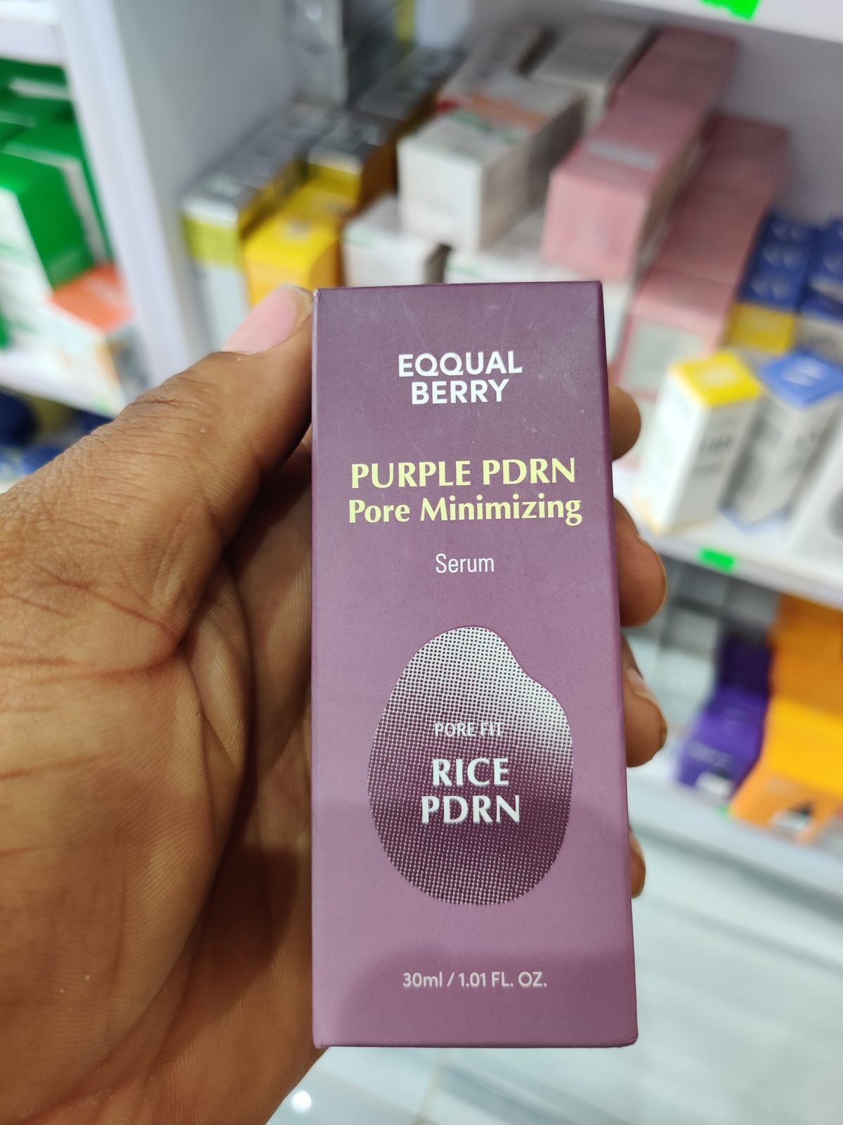 Eqqual Berry Purple PDRN Pore Minimizing Serum, Rice PDRN 30ml