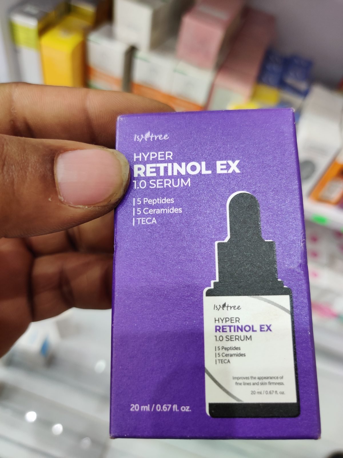 Isntree Hyper Retinol EX 1.0 Serum (5 Peptides, 5 Ceramides, TECA) 20ml