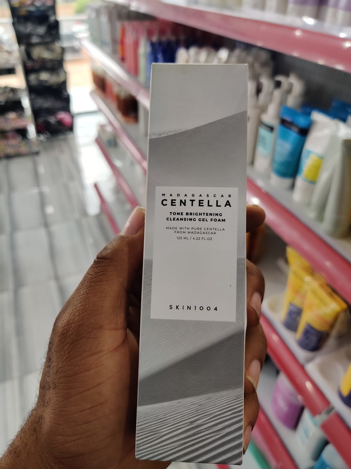SKIN1004 Madagascar Centella Tone Brightening Cleansing Gel Foam, Made With Pure Centella From Madagascar 125ml