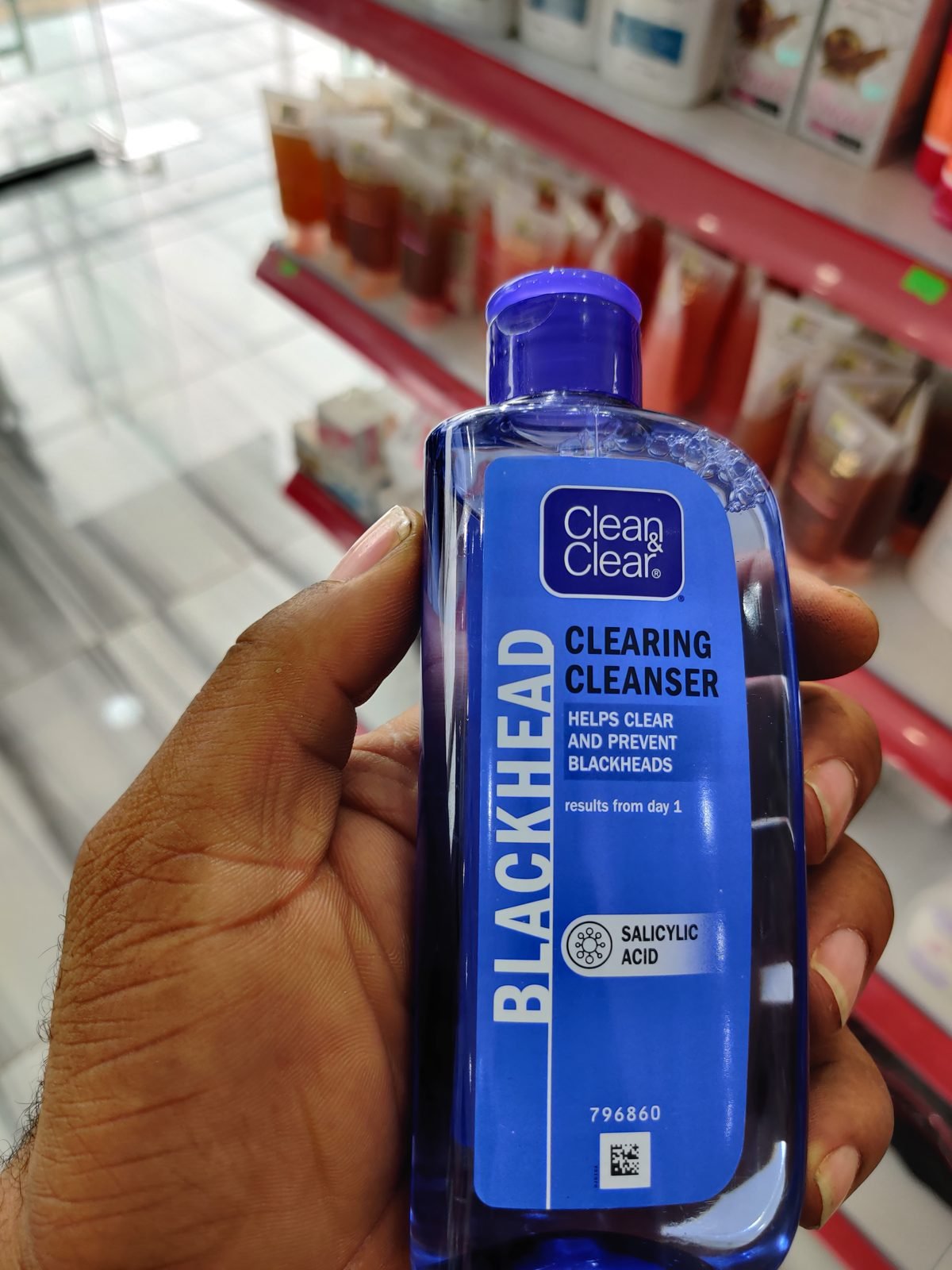 Clean & Clear Blackhead Clearing Cleanser, Salicylic Acid, helps clear and prevent blackheads